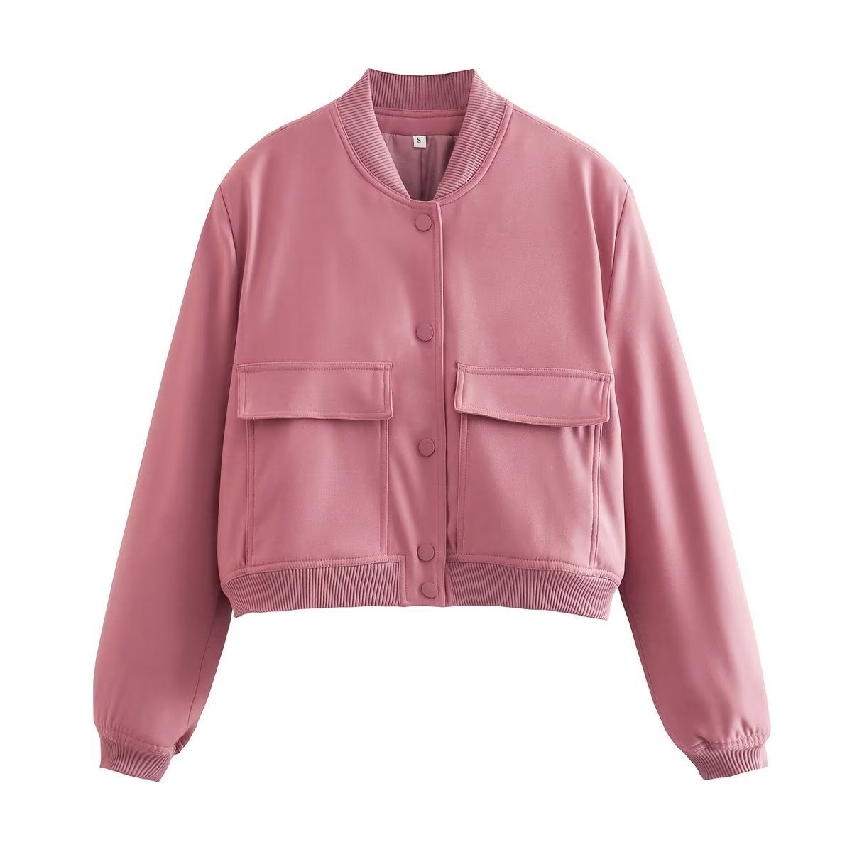 carefully selected Arbeitsjacke Klassische Damenjacke im Vintage-Stil Übergangsjacken Rosa