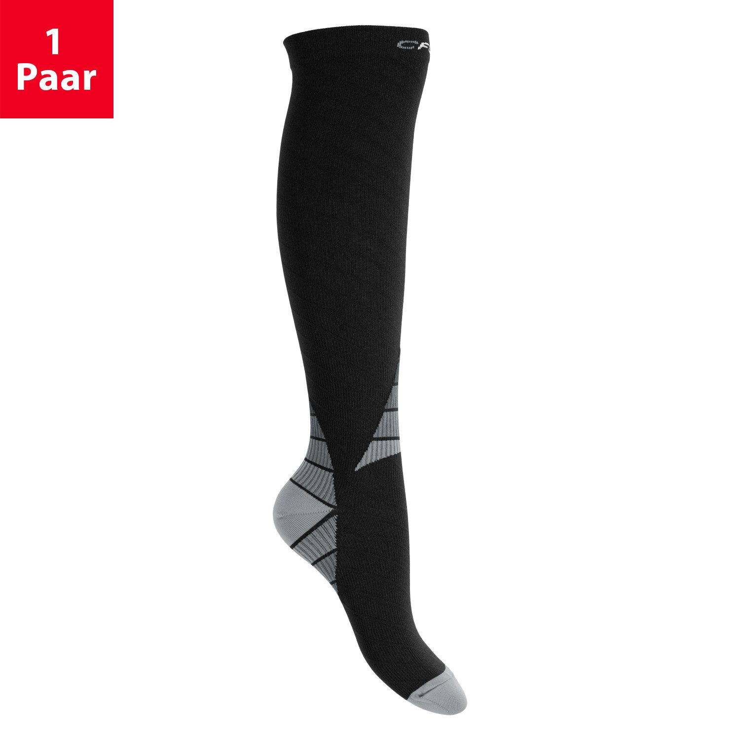 CFLEX Kompressionsstrümpfe Sport Strümpfe Damen/Herren (1/2 Paar) Kompressions Kniestrümpfe