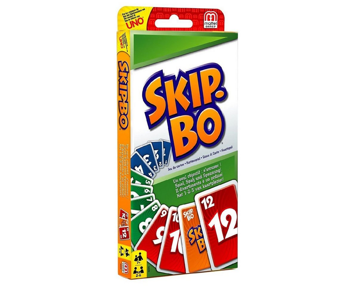 Mattel® Spielesammlung Mattel® Spiel, Mattel 52370 - Kartenspiel, Skip-Bo