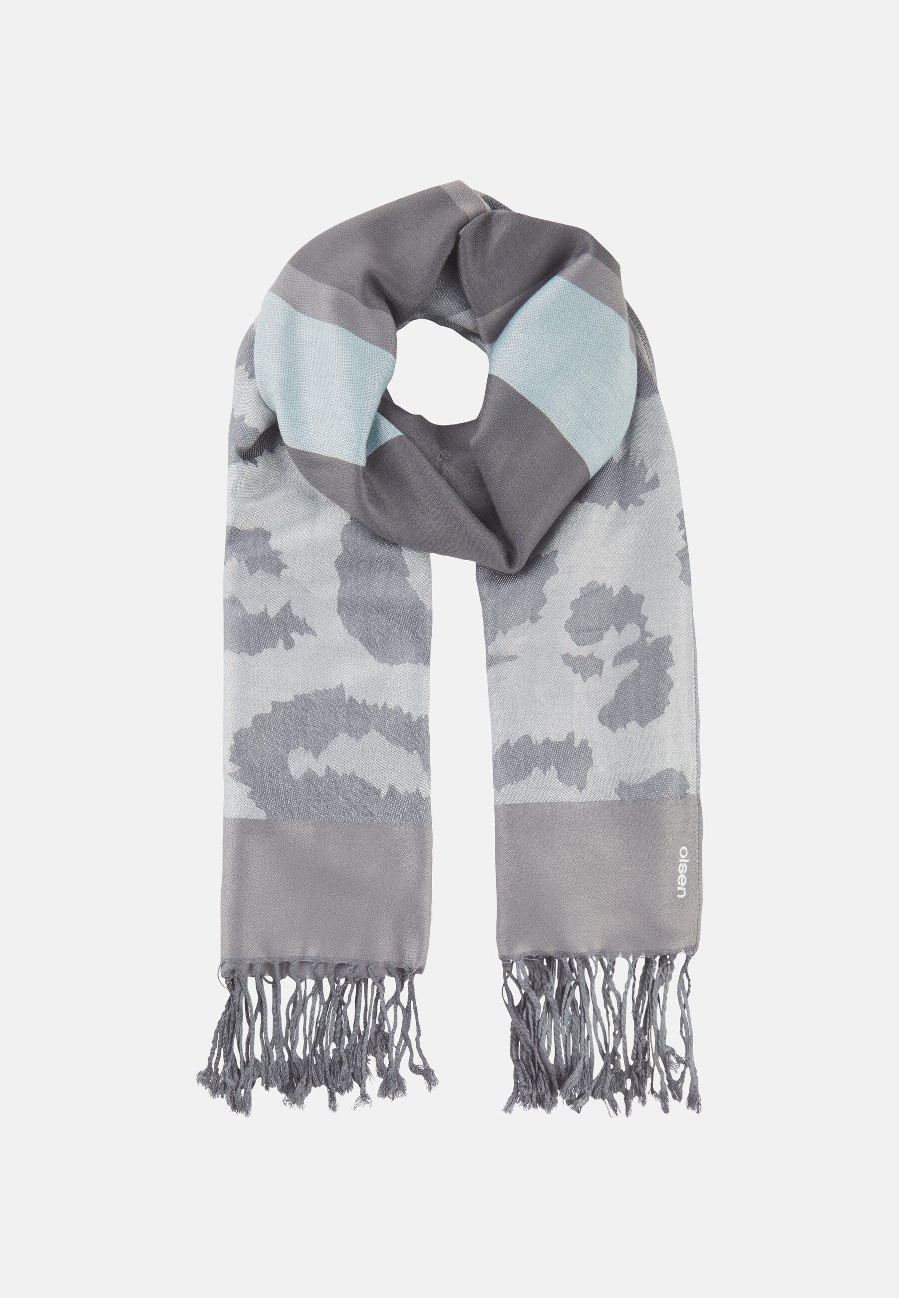 Olsen Schal mit Jacquard-Muster