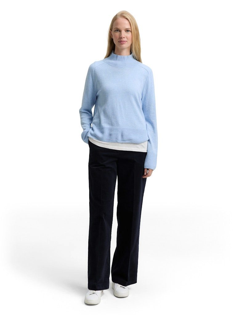 TOM TAILOR Chinos TTLea wide leg corduroy LUNAR ECLIPSE