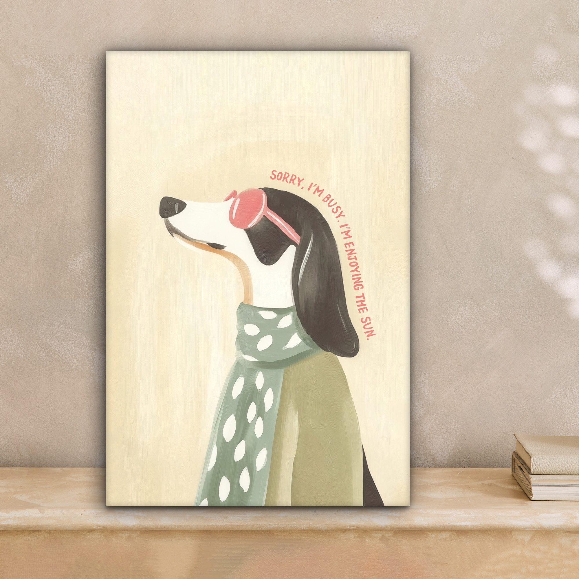 OneMillionCanvasses® Leinwandbild Zitat - Hund - günstig online kaufen