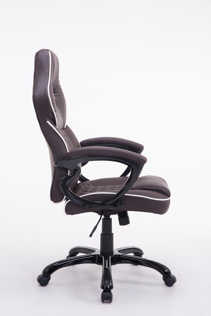 drehbar Gaming Chair BIG Kunstleder, braun höhenverstellbar und XXX CLP