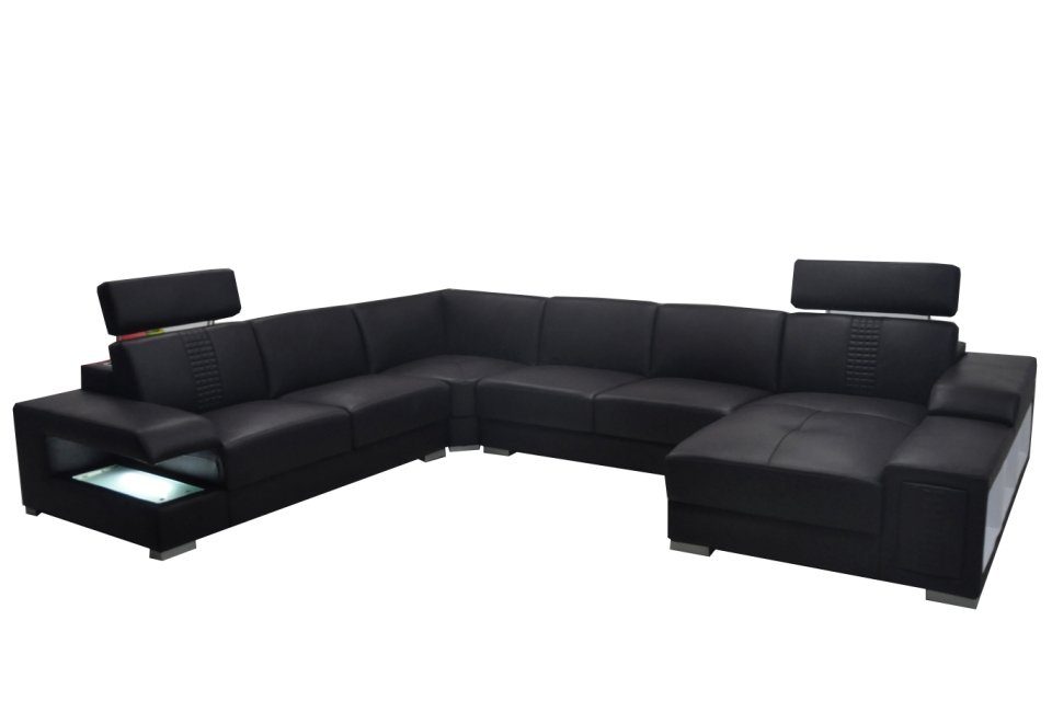 Modern Sofas Couchen Ecke JVmoebel Ecksofa, Leder Form Couch L Sofa Wohnlandschaft XXL