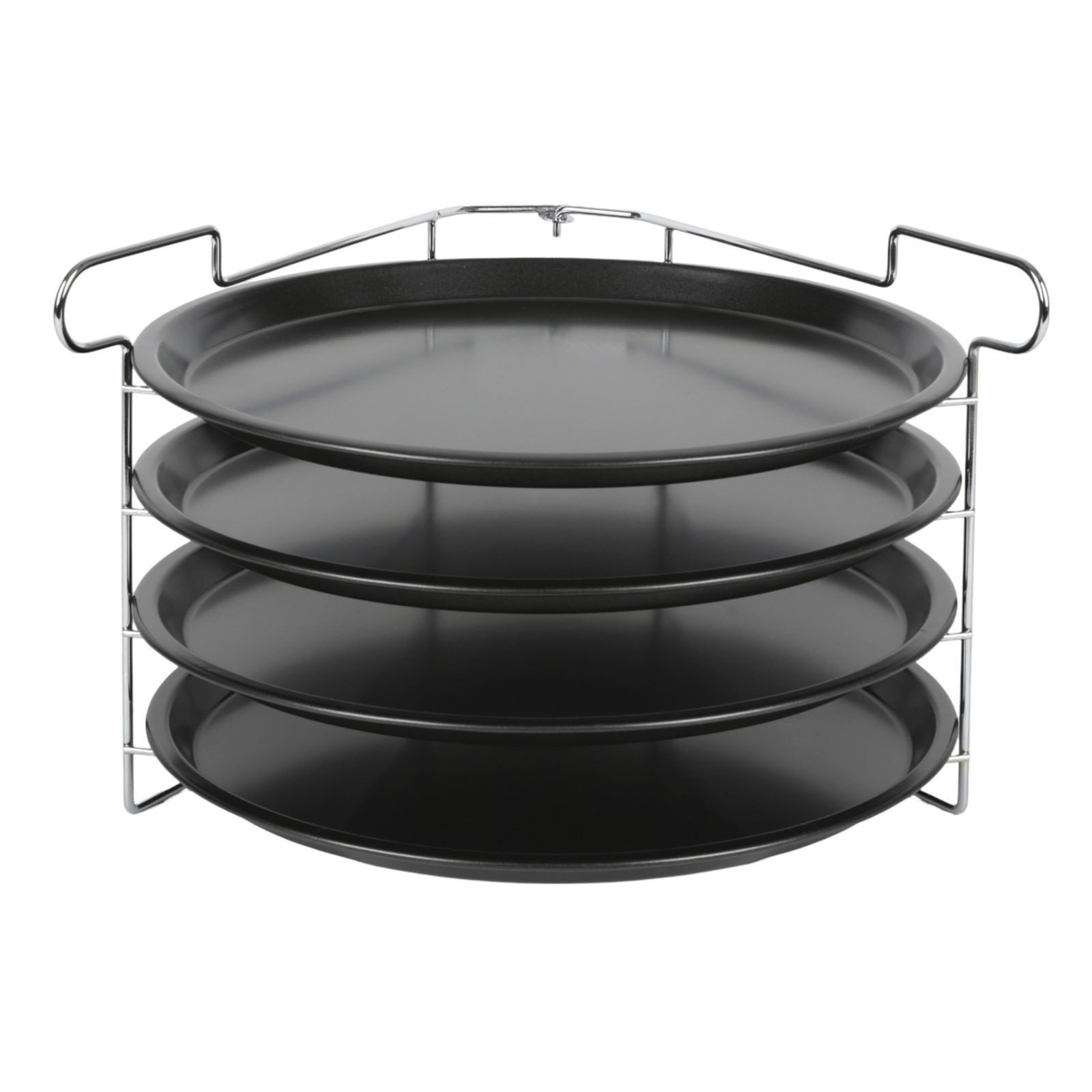 BURI Backblech Pizza-Backblechset 30cm Pizzablech Pizzabackform Pizzaform Backform
