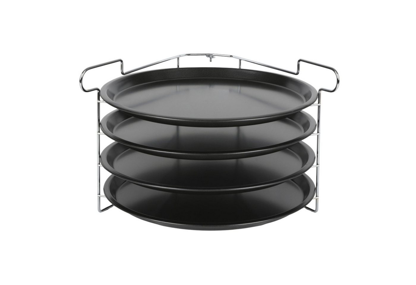 BURI Backblech Pizza-Backblechset 30cm Pizzablech Pizzabackform Pizzaform Backform
