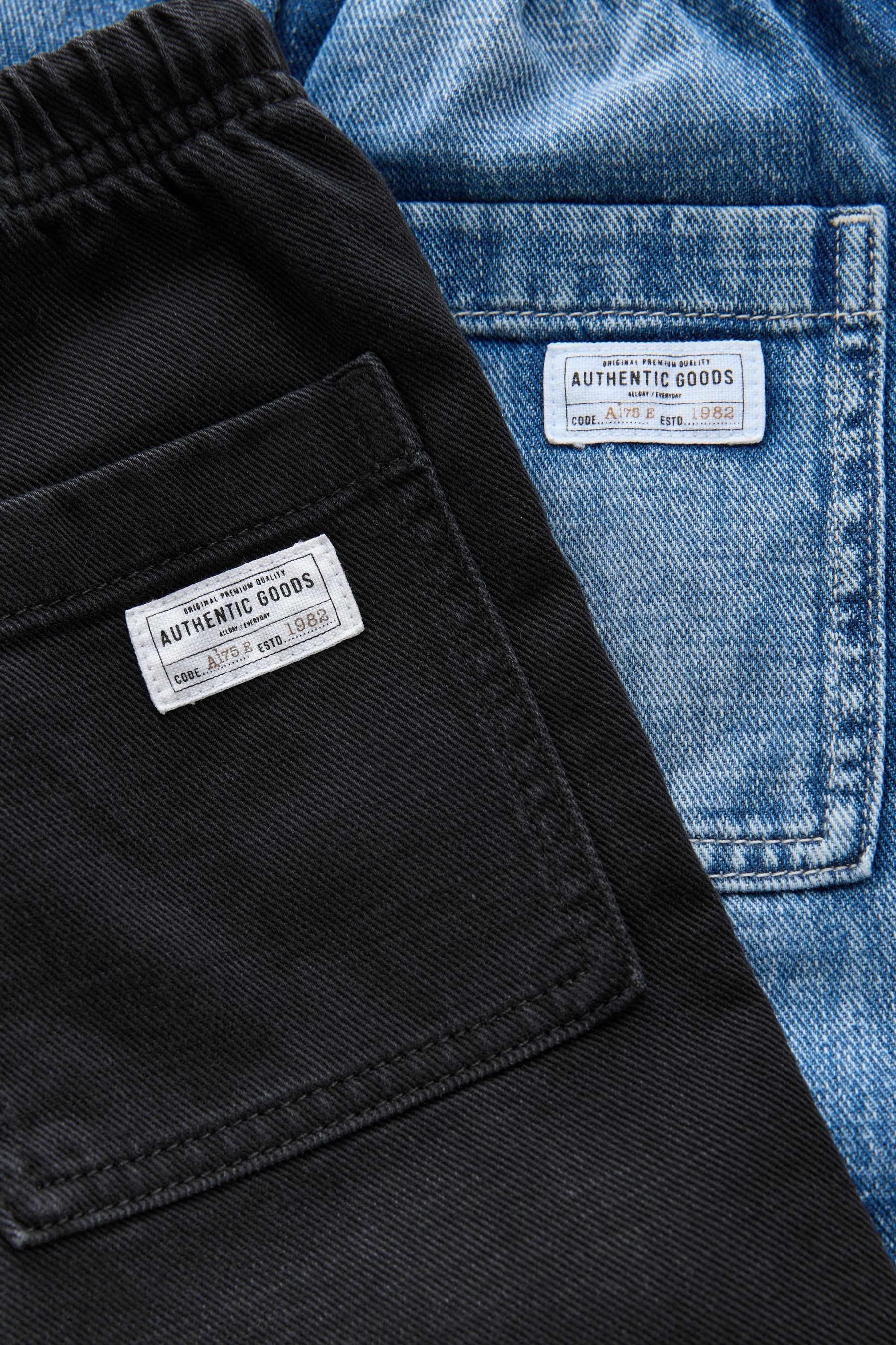 Next Shorts Denim-Bermudashorts aus 100 % Baumwolle 2er-Pack (2-tlg)