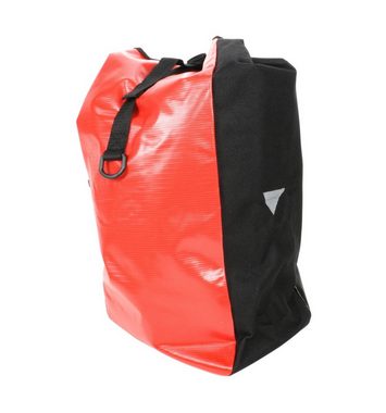 Dunlop Fahrradtasche für Gepäckträger (umrüstbar zur Schultertasche), Fahrrad Gepäckträgertasche, reflektierendes Stoffdreieck an der Seite