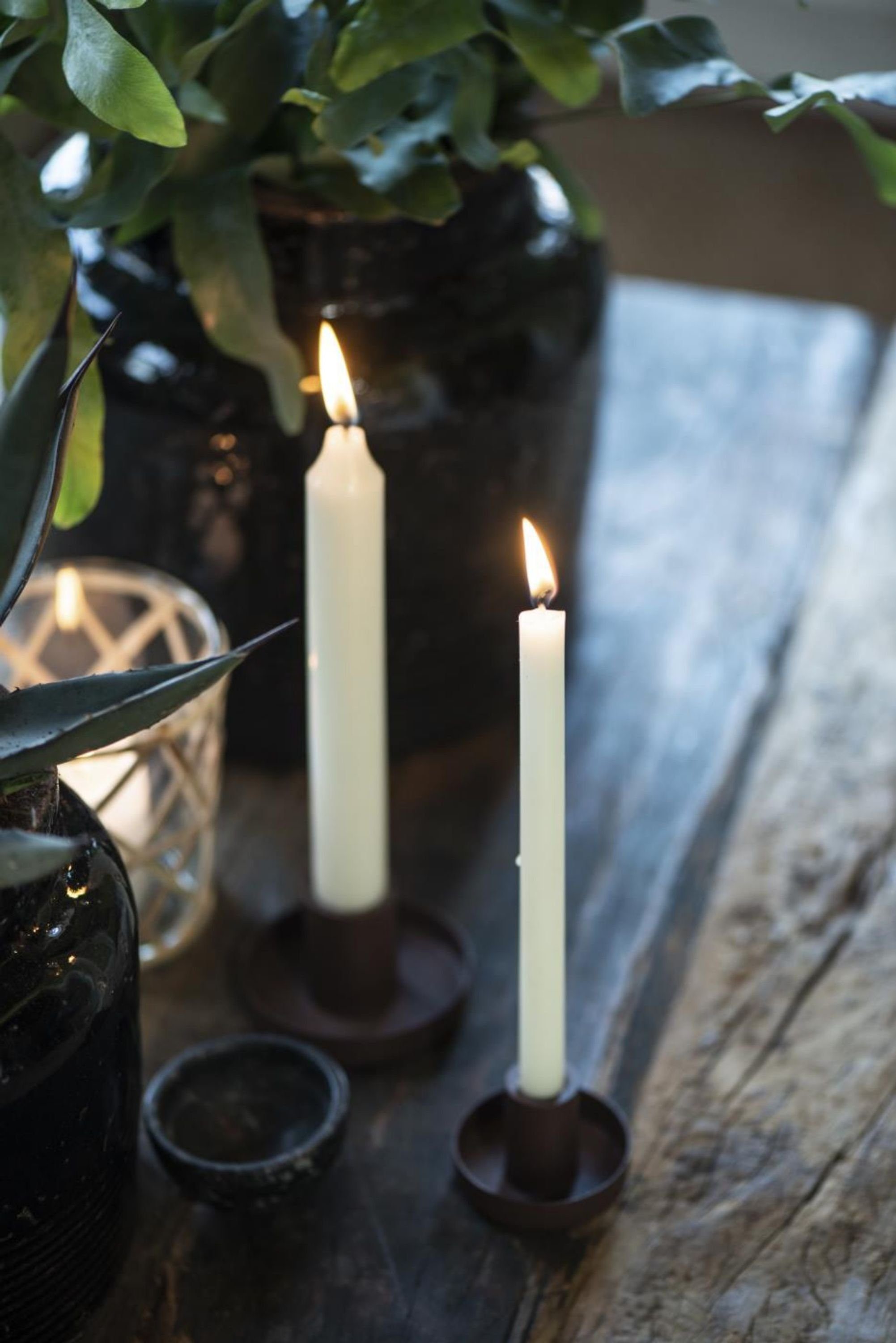schwarz Stil Laursen Kandelaber, Stück matt skandic Ib Kerzenständer, 2 moderne