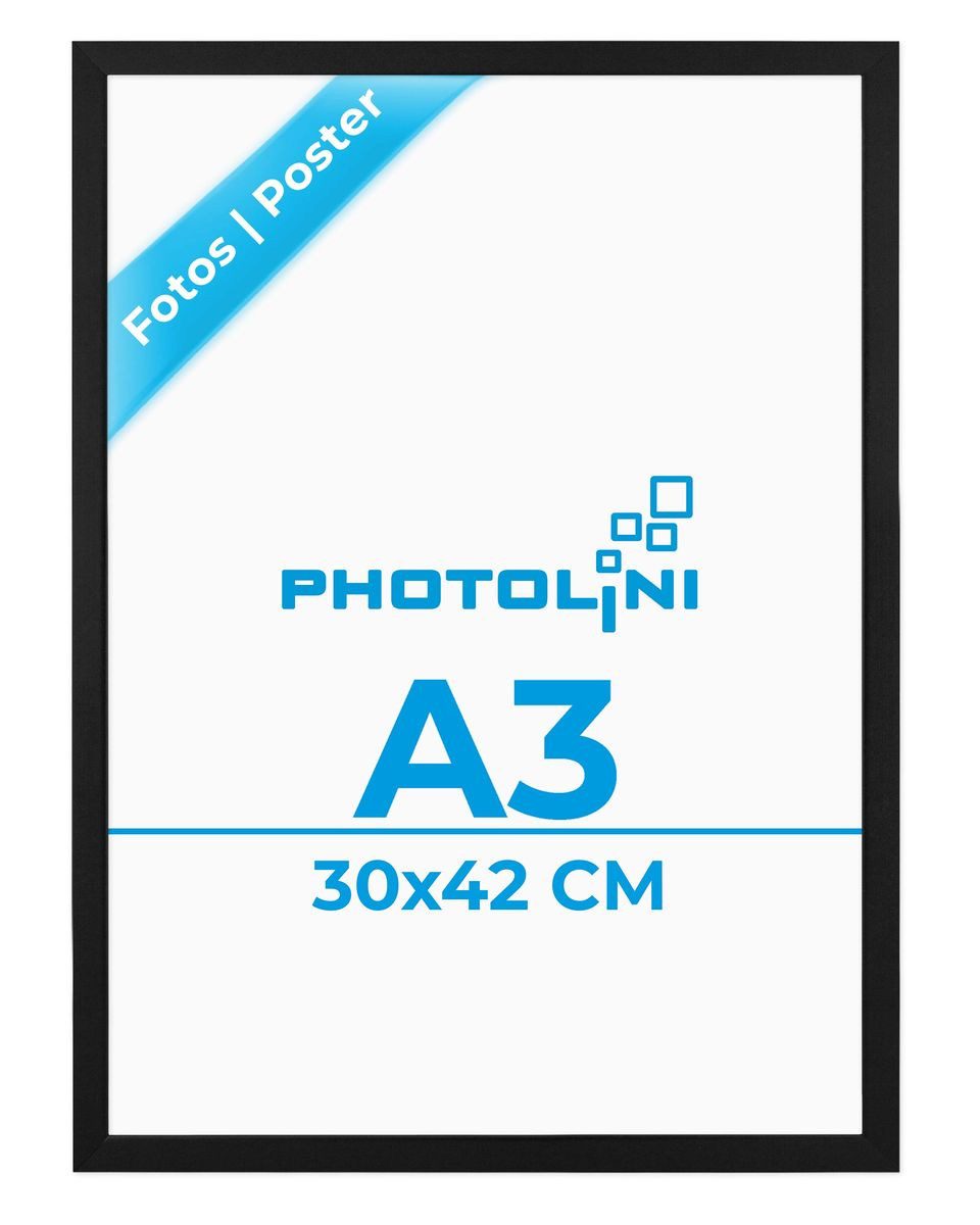 PHOTOLINI Bilderrahmen Poster-Einzelrahmen Modern Schmal, (1 Rahmen) günstig online kaufen