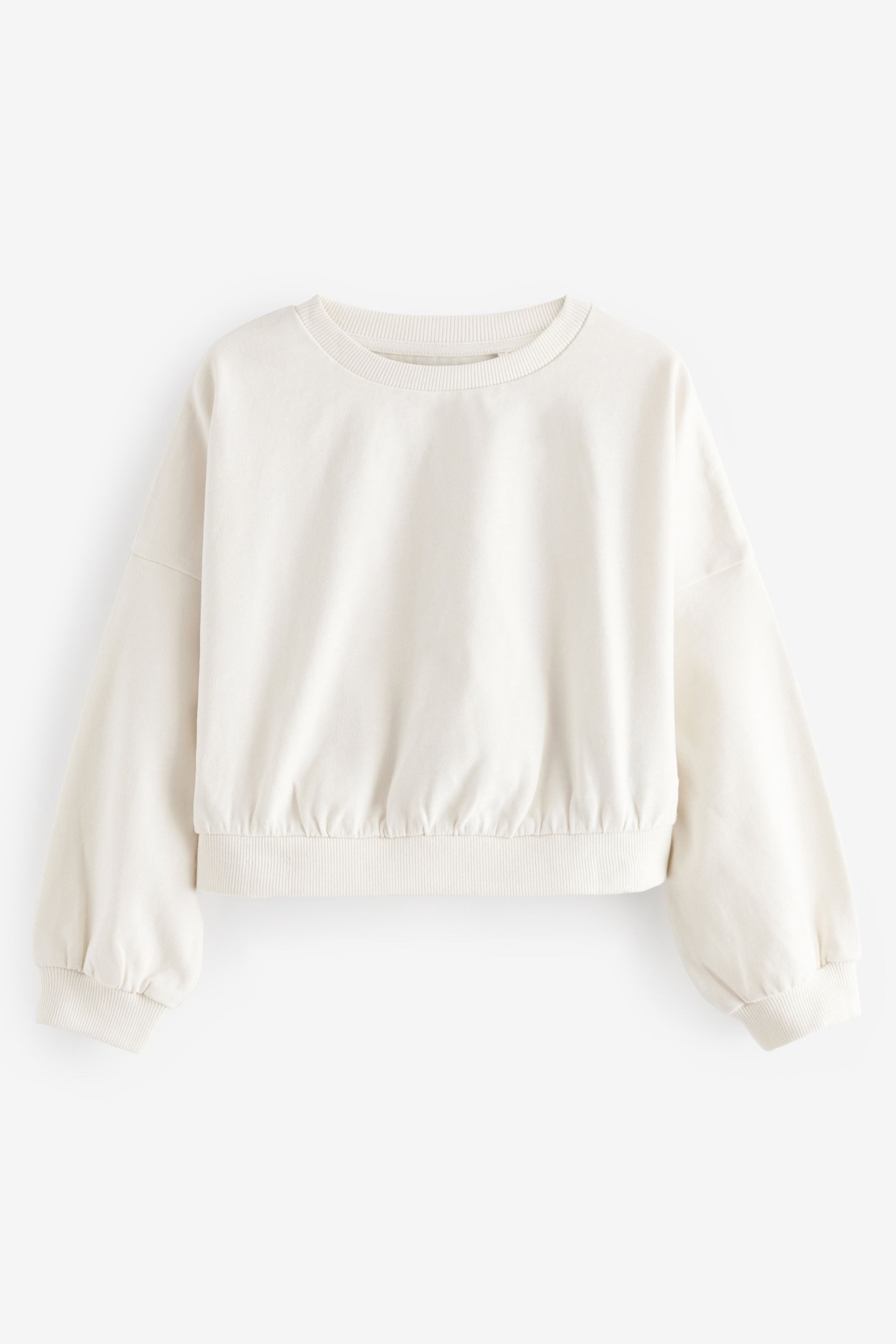 Next Sweatshirt Langärmelige, kastige Sweatshirts im 3er-Pack (3-tlg)