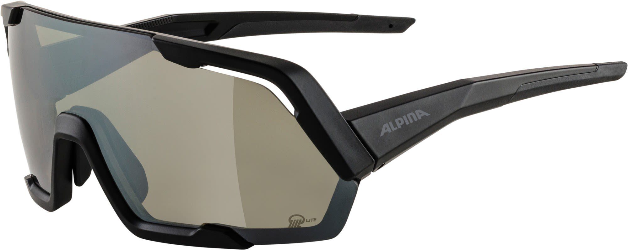 Accessoires Black Alpina Alpina Sportbrille Q-lite Mirror Rocket Silver - Matt