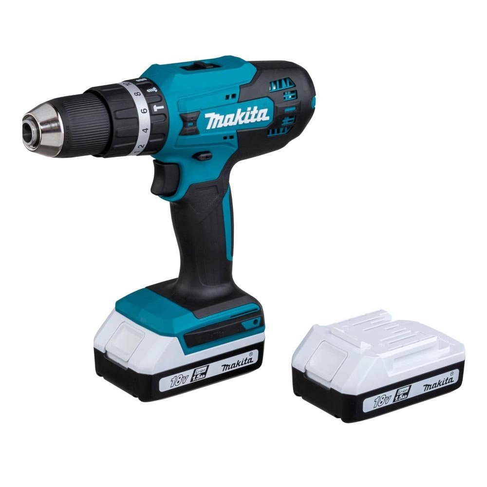 Makita Akku-Schlagbohrschrauber HP488D002, 42 N·m Ladegerät enthalten