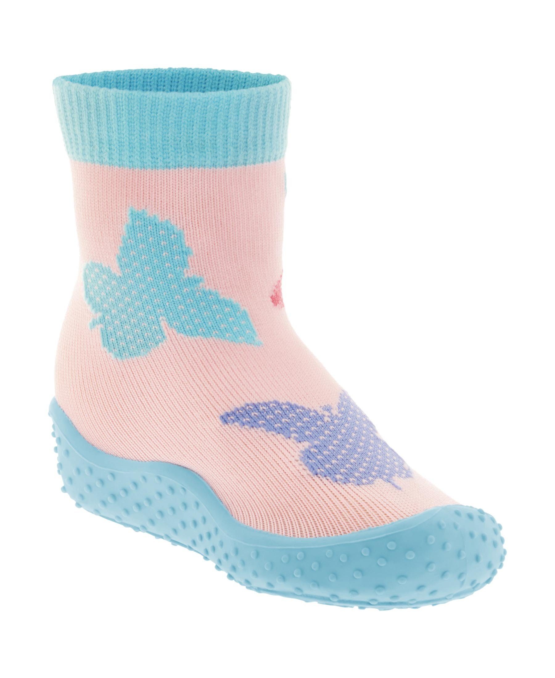 Playshoes Schmetterlinge Aqua-Socke Badeschuh