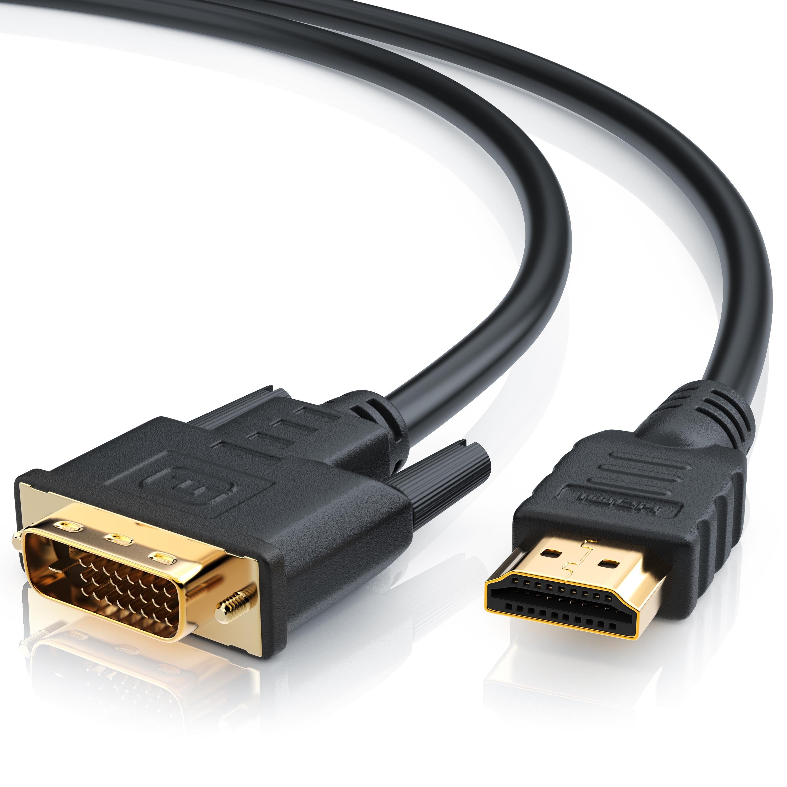 CSL Video-Kabel, HDMI Stecker; DVI-D 24+1pol) Stecker (500 cm), Dual Link  DVI auf HDMI HDTV Adapter Kabel online kaufen | OTTO