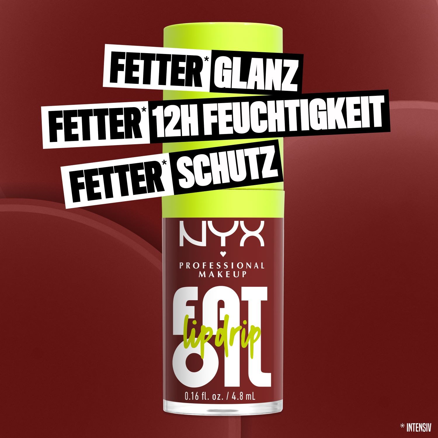 NYX PROFESSIONAL MAKEUP Schmink-Set Slim Lip Pencil + Fat Oil Lip Drip, Butterweicher Lipliner, glänzender Lipgloss, langanhaltenden Glanz.