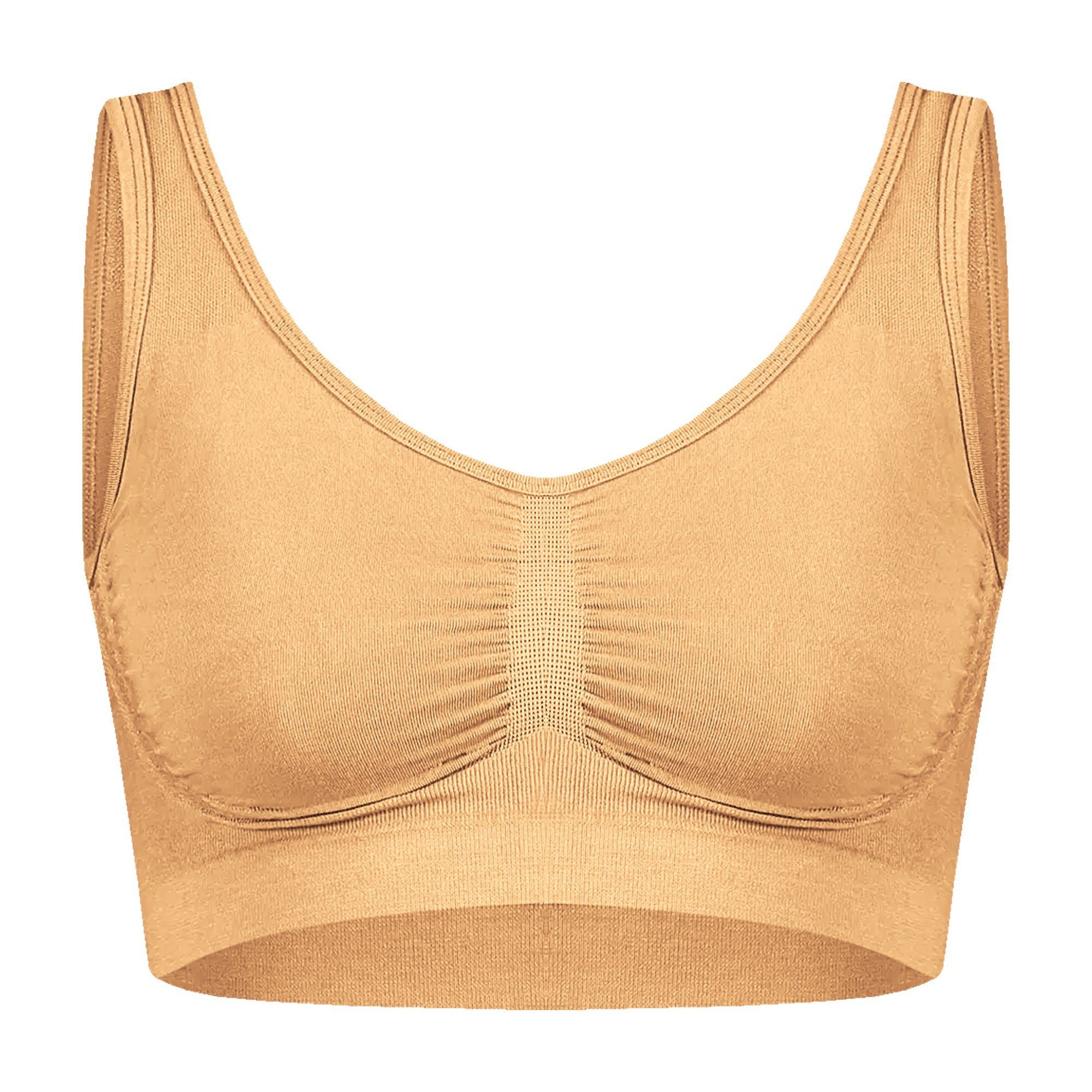Sport-BH Sport-BH Bustier Fitness Unterwäsche Nahtlos Bra Gym Yoga Top