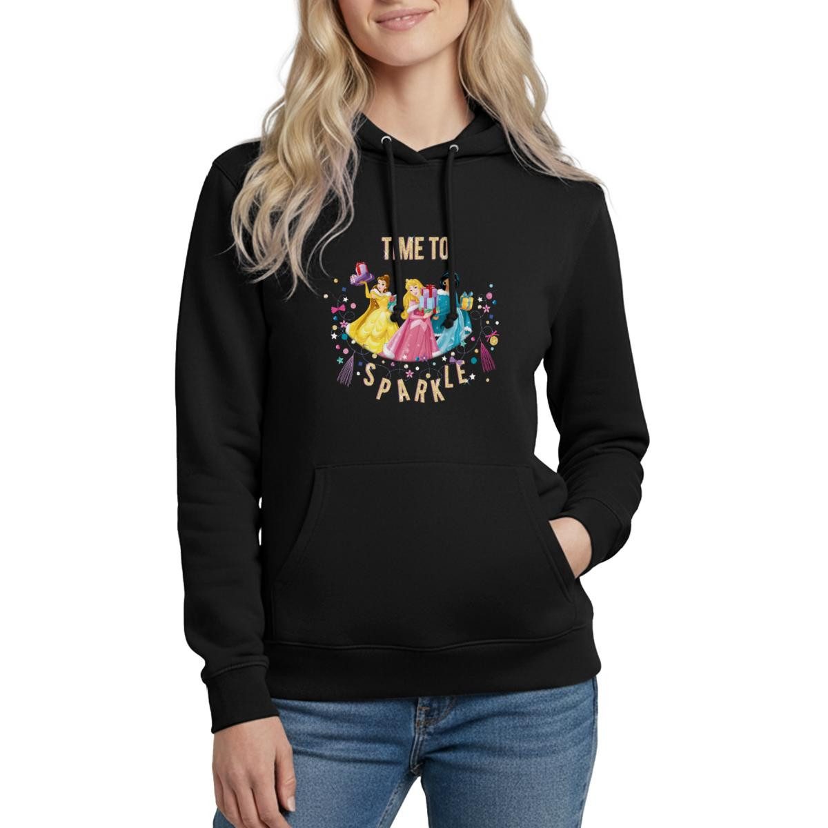 Hoodie Belle, Aurora & Jasmin Time To Sparkle Damen Hoodie