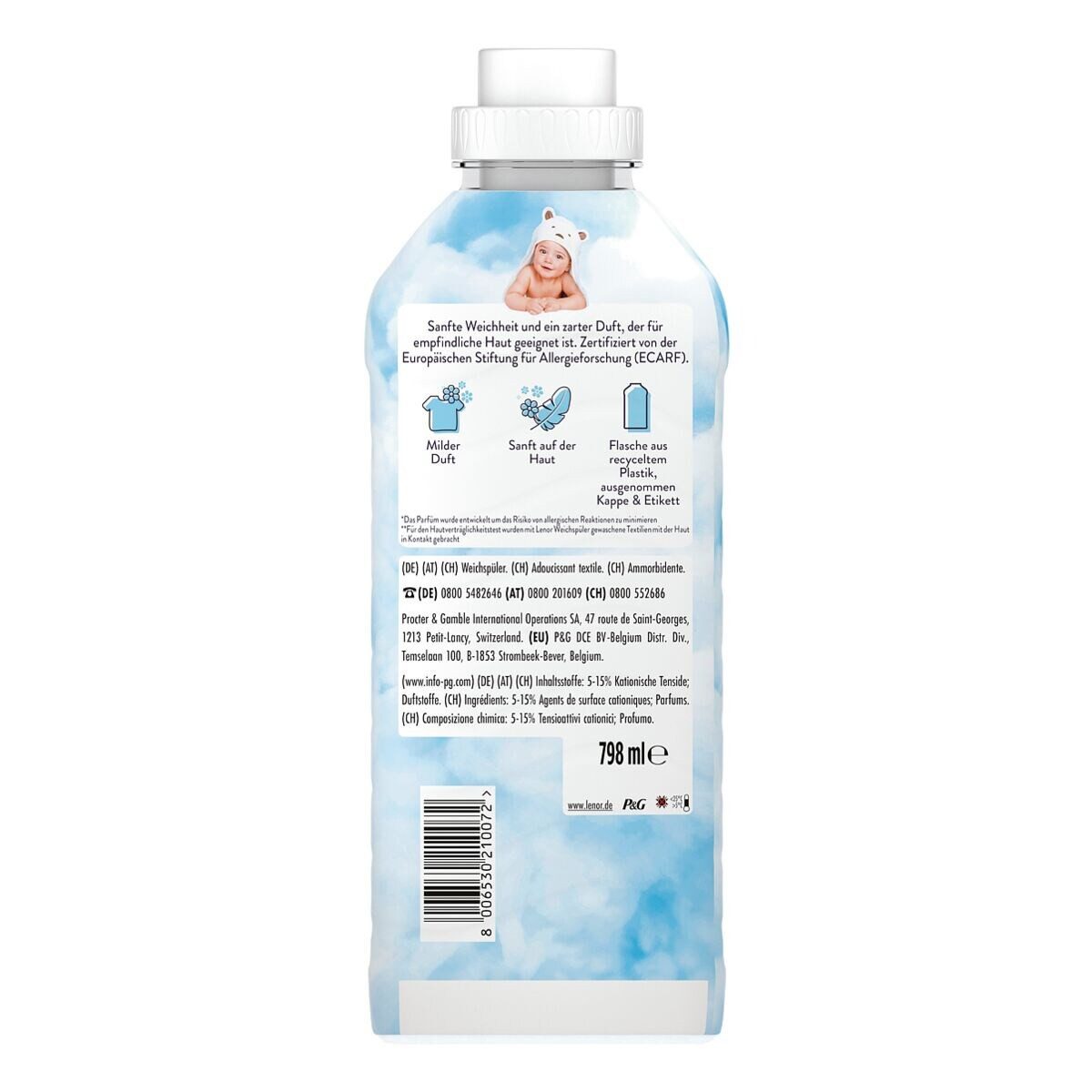 LENOR Sensitiv Weichspüler (38 WL, 798 ml)