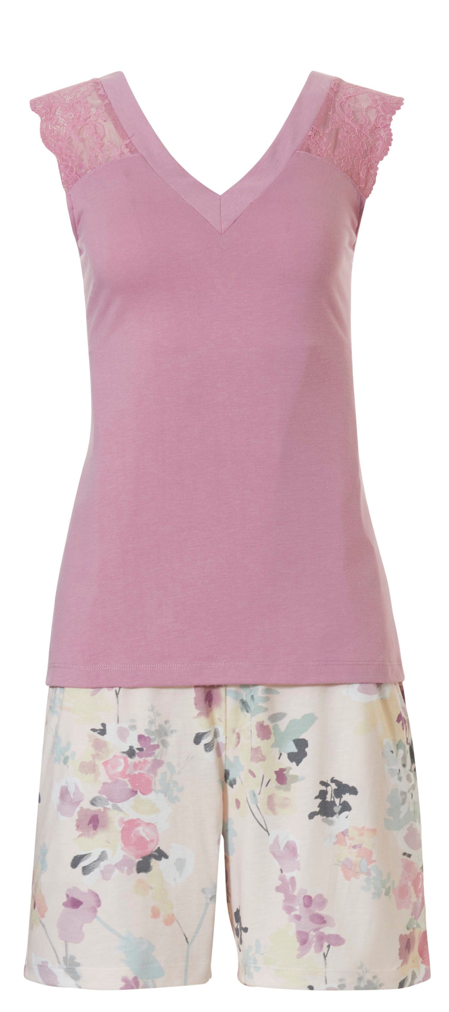 Pastunette Schlafanzug Damen Shorty Schlafanzug kurz günstig online kaufen