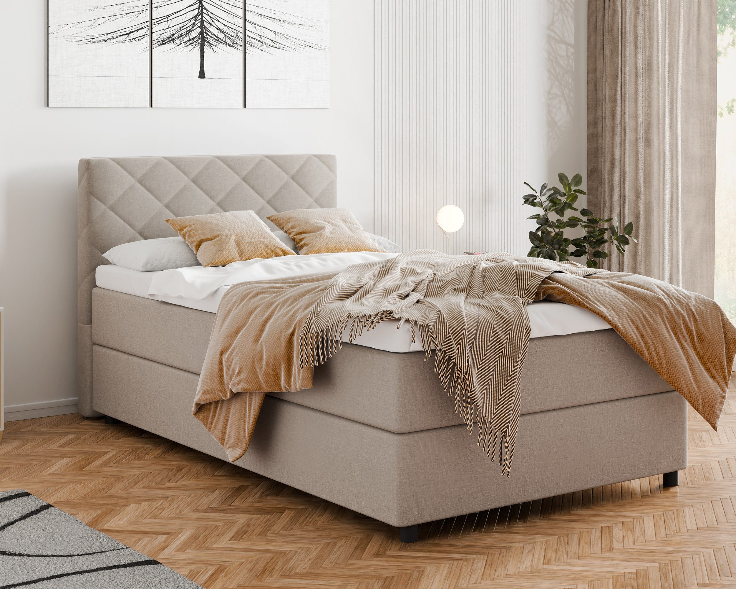 Homesy Boxbett DIAMARO, Stilvolles Design – zeitlose Eleganz