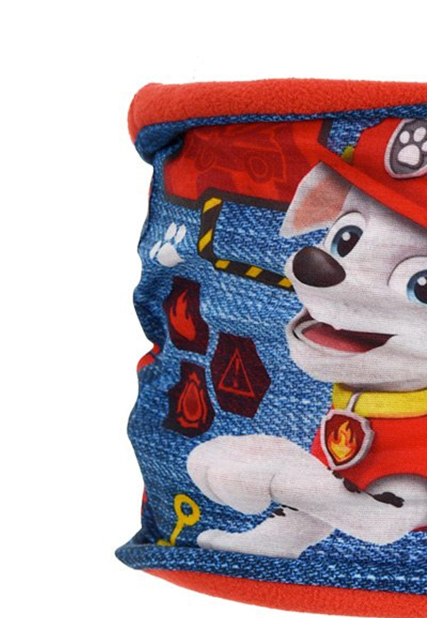 PAW PATROL Loop Marshall Kinder Jungen Winter-Schal Schlauch-Schal, Rot