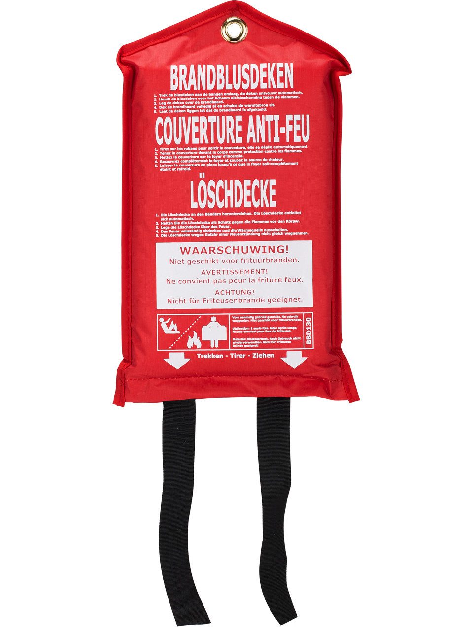 smartwares Schaum-Feuerlöscher Smartwares Feuerlöschdecke BBD130 Maße: 100 x 100