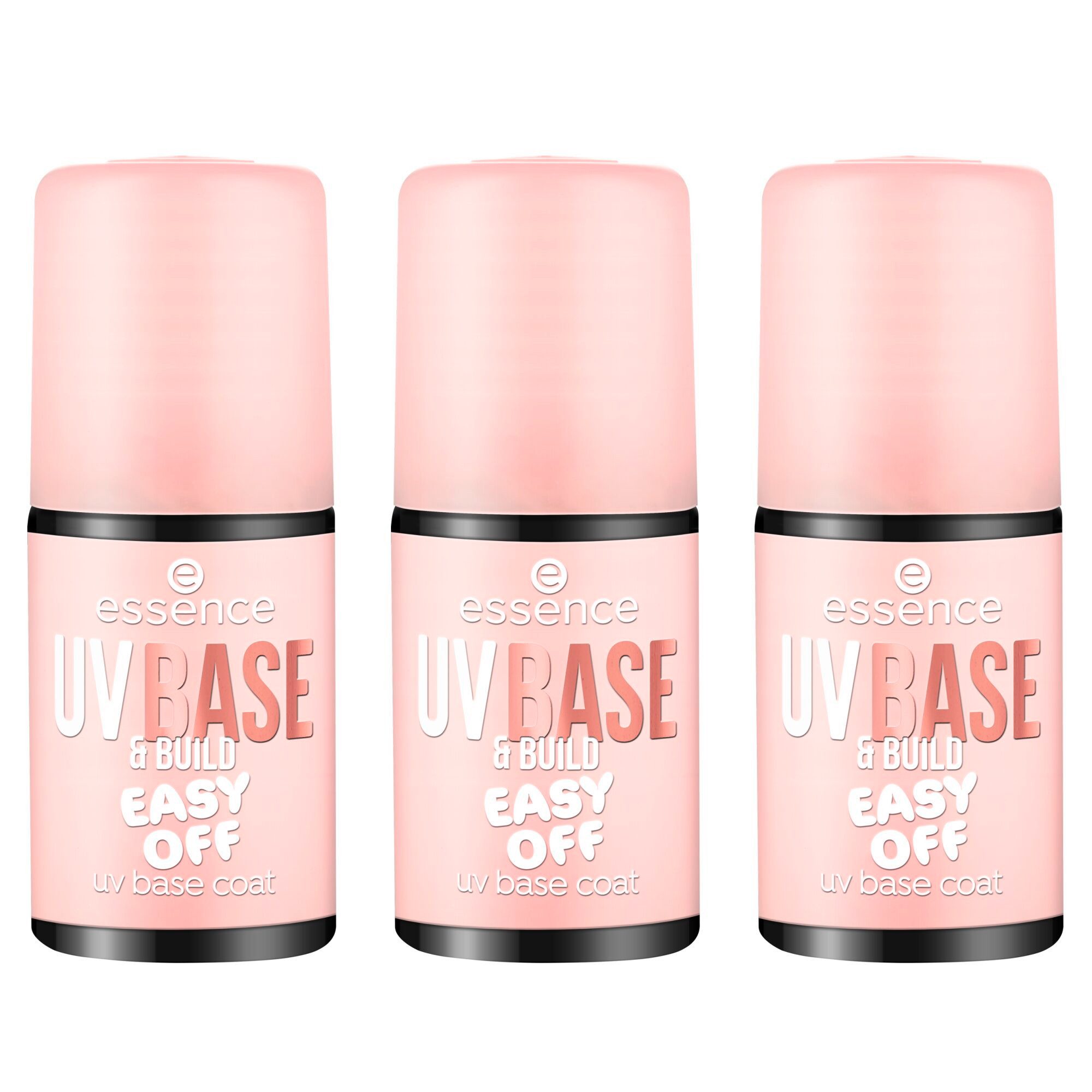Essence UV-Nagellack UV BASE & BUILD EASY OFF uv base coat, 3-tlg.