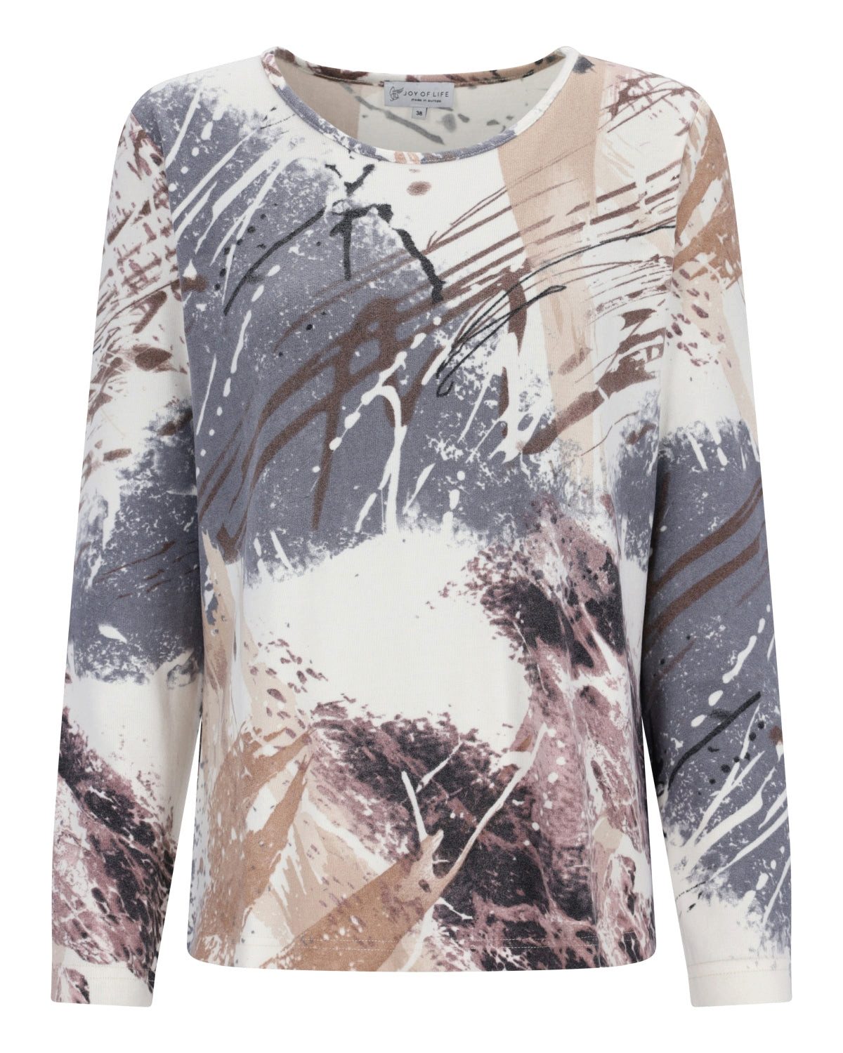 Hajo Langarmshirt Strickshirt Blouson Style Soft Touch