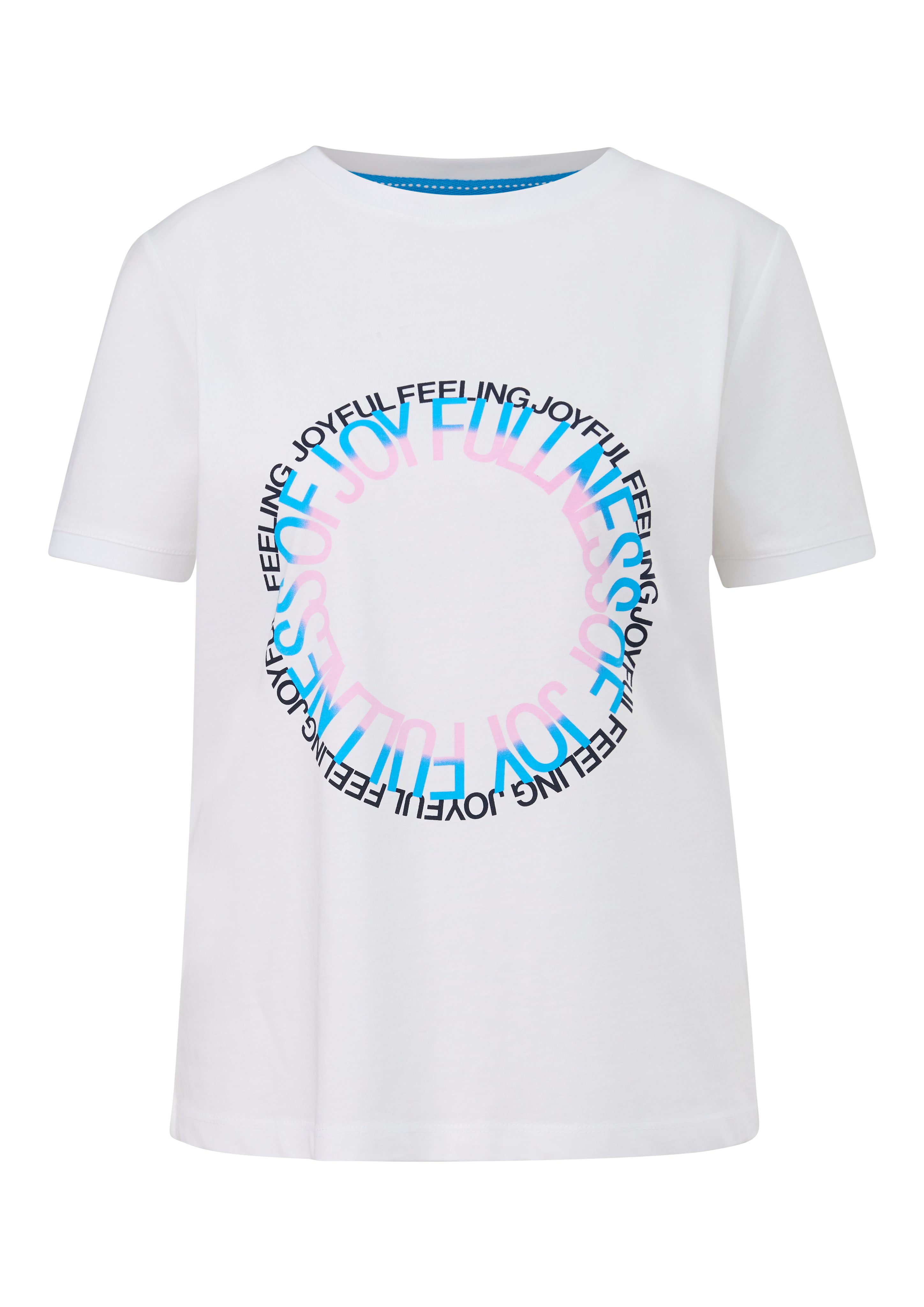 Kurzarmshirt T-Shirt aus Jersey mit Frontprint
