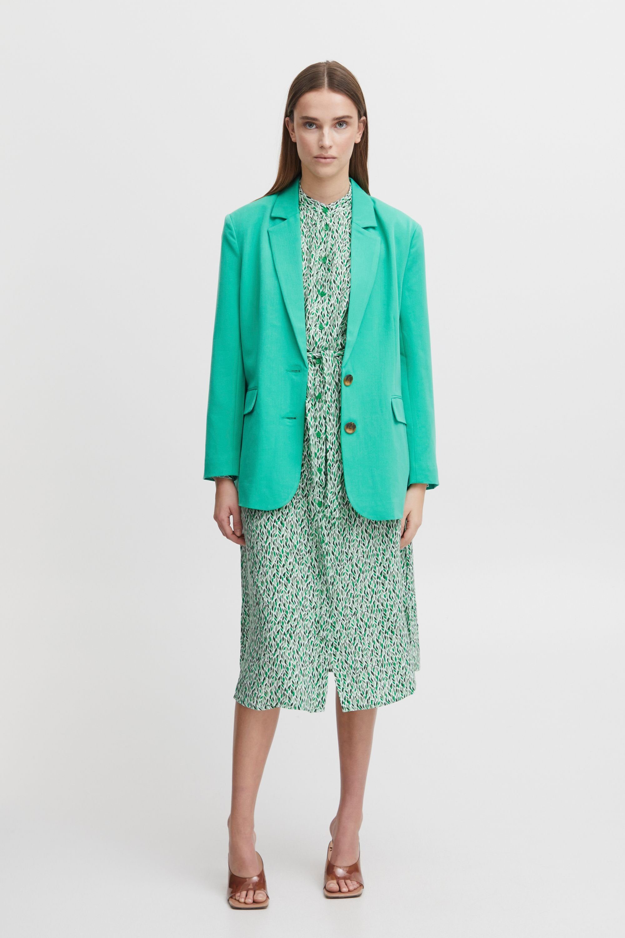 Mix Ming BYJOSA (201685) 20812709 - Green 2 b.young SHIRT DRESS Blusenkleid