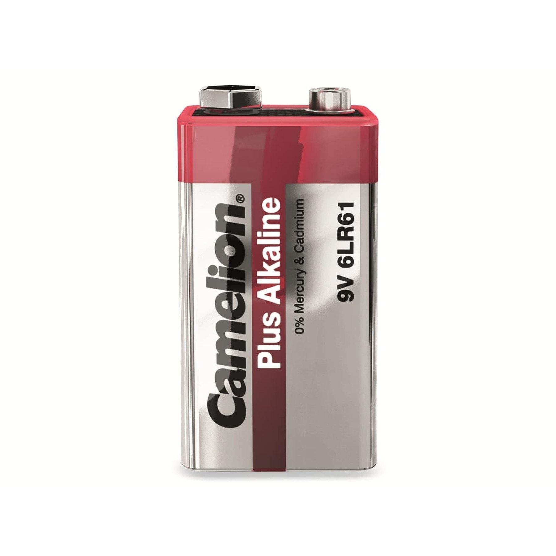 Camelion CAMELION 9V-Blockbatterie, Plus Alkaline, 6 Stück Batterie
