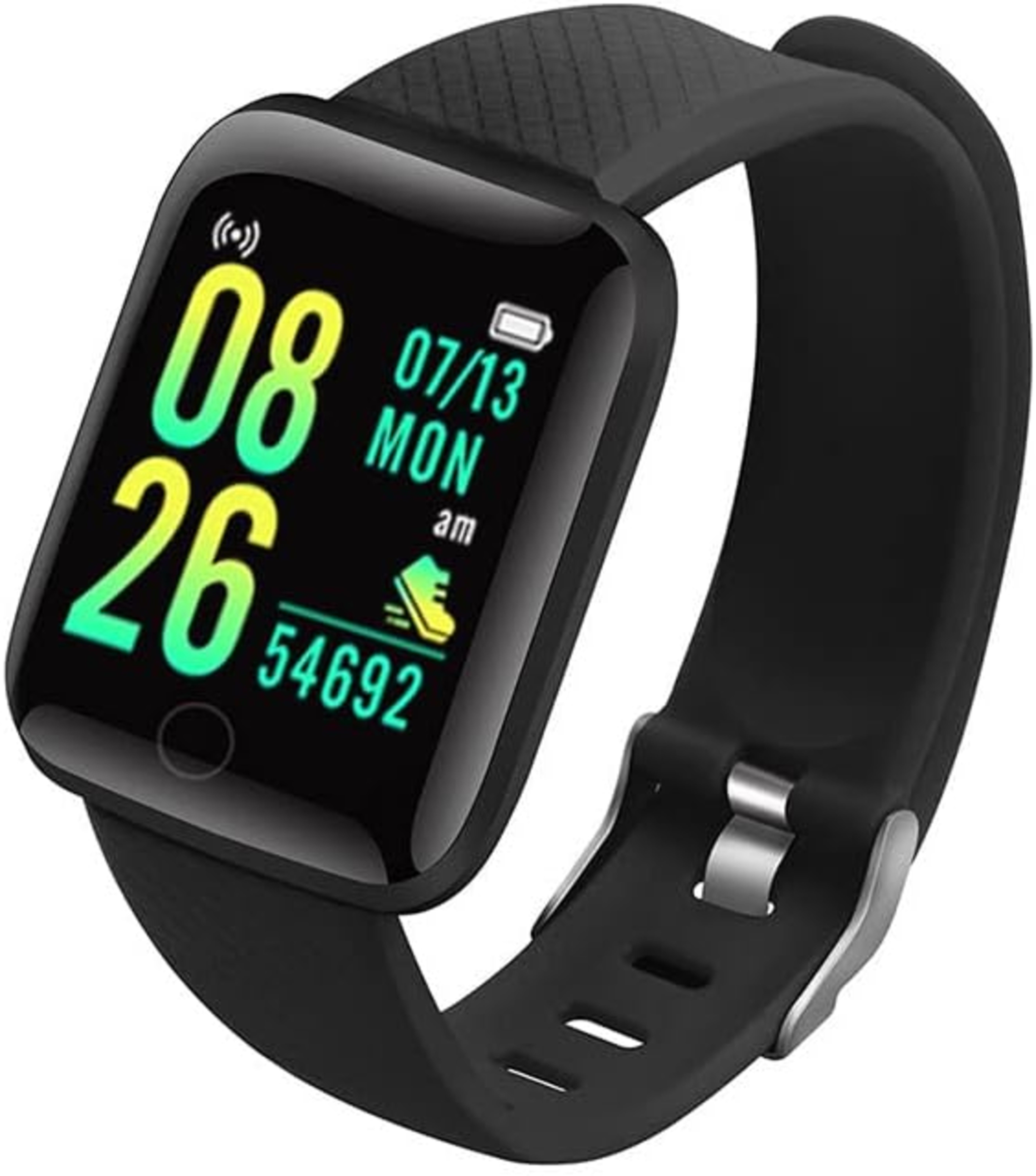 Ziyan Smartwatch (3,6 cm, android ios), Smartwatch mit 1.44" Display, Fitnessfunktionen, USB-Laden und IP67