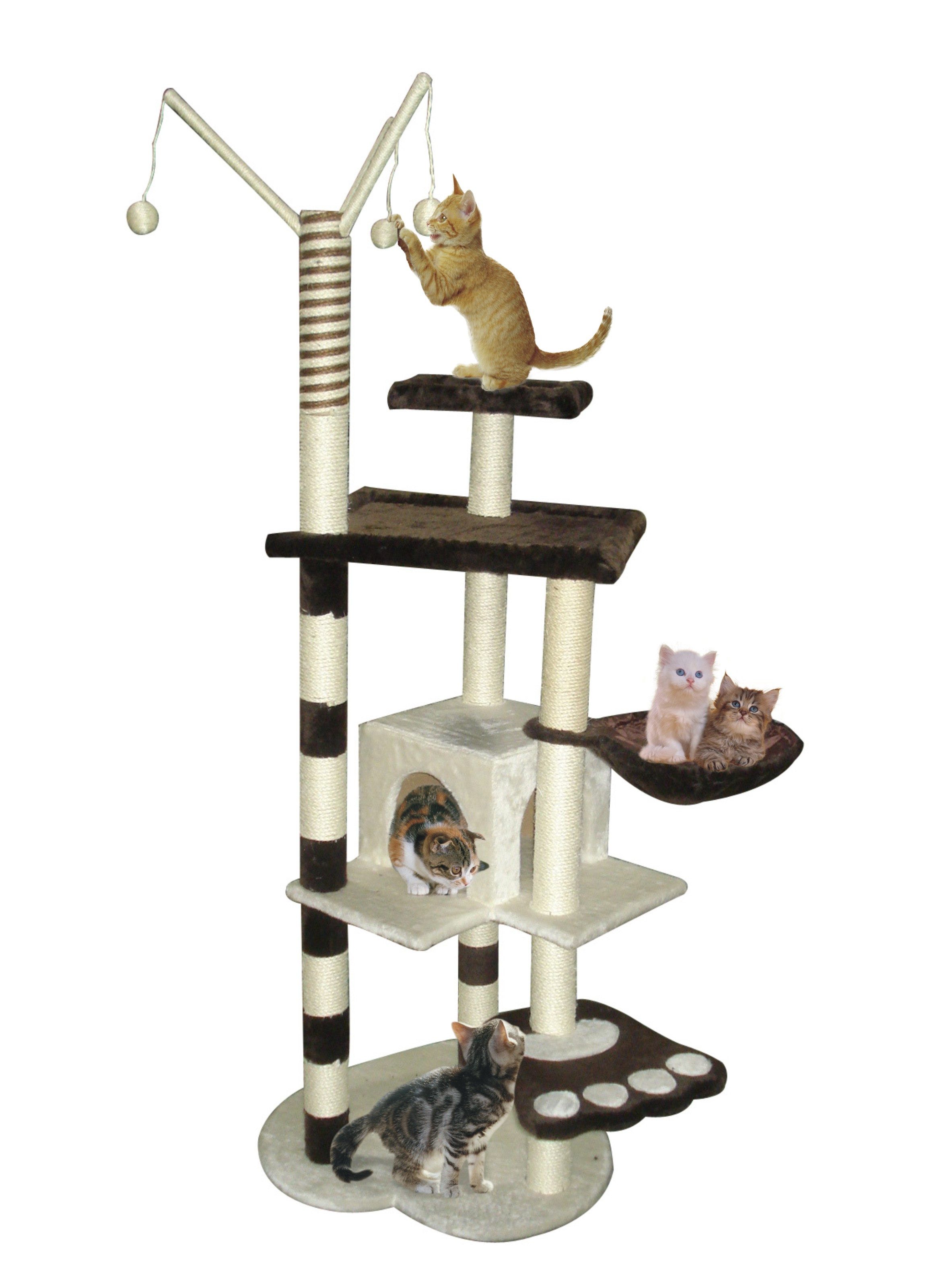 HEIM Kratzbaum Katzen-Kratzbaum "Magic", Bodenplatte in Herzform