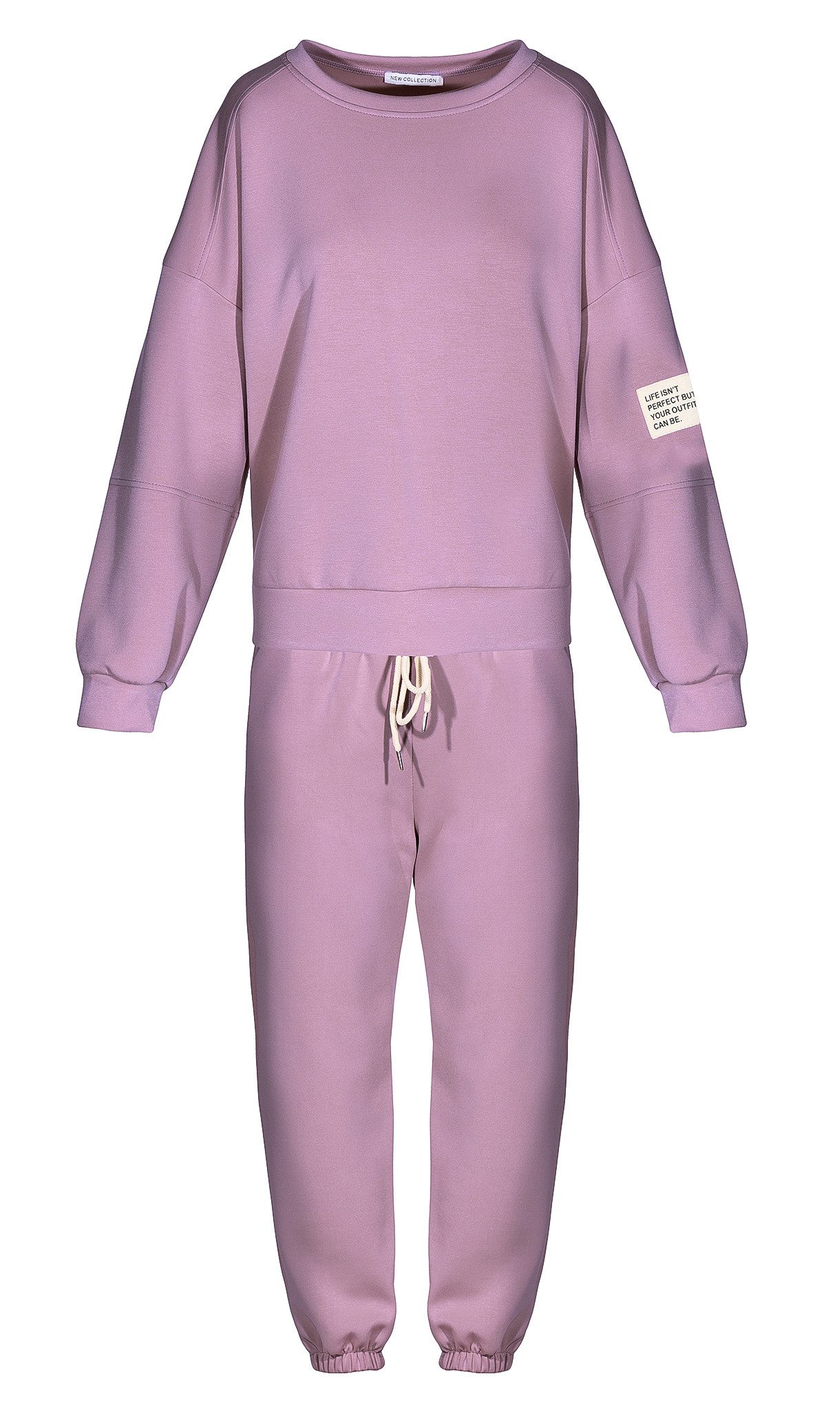 simaranda Jogginganzug Damen Jogginganzug 7065 36-42 Flieder (Set) günstig online kaufen