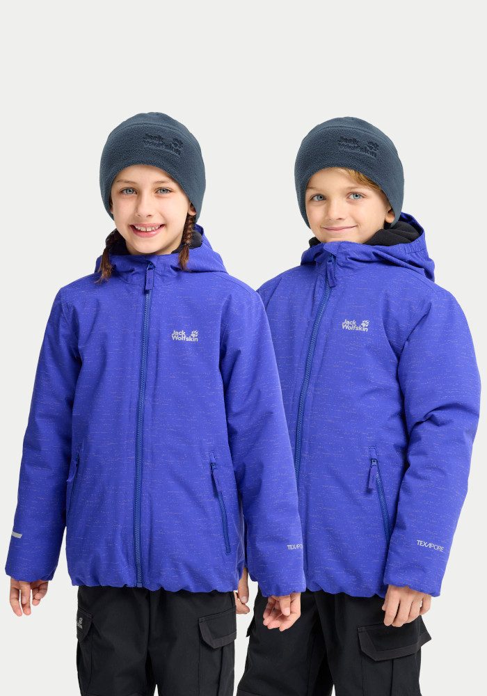 Jack Wolfskin Beanie REAL STUFF BEANIE K Kinder-Fleecebeanie, warm, schnelltrocknend