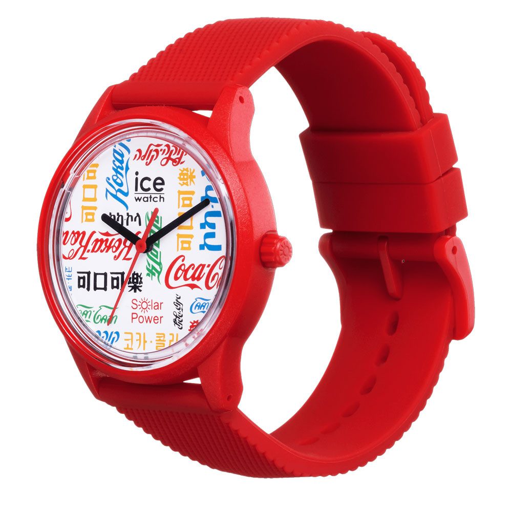 ice-watch Solaruhr Ice-Watch COCA COLA solar power Team red