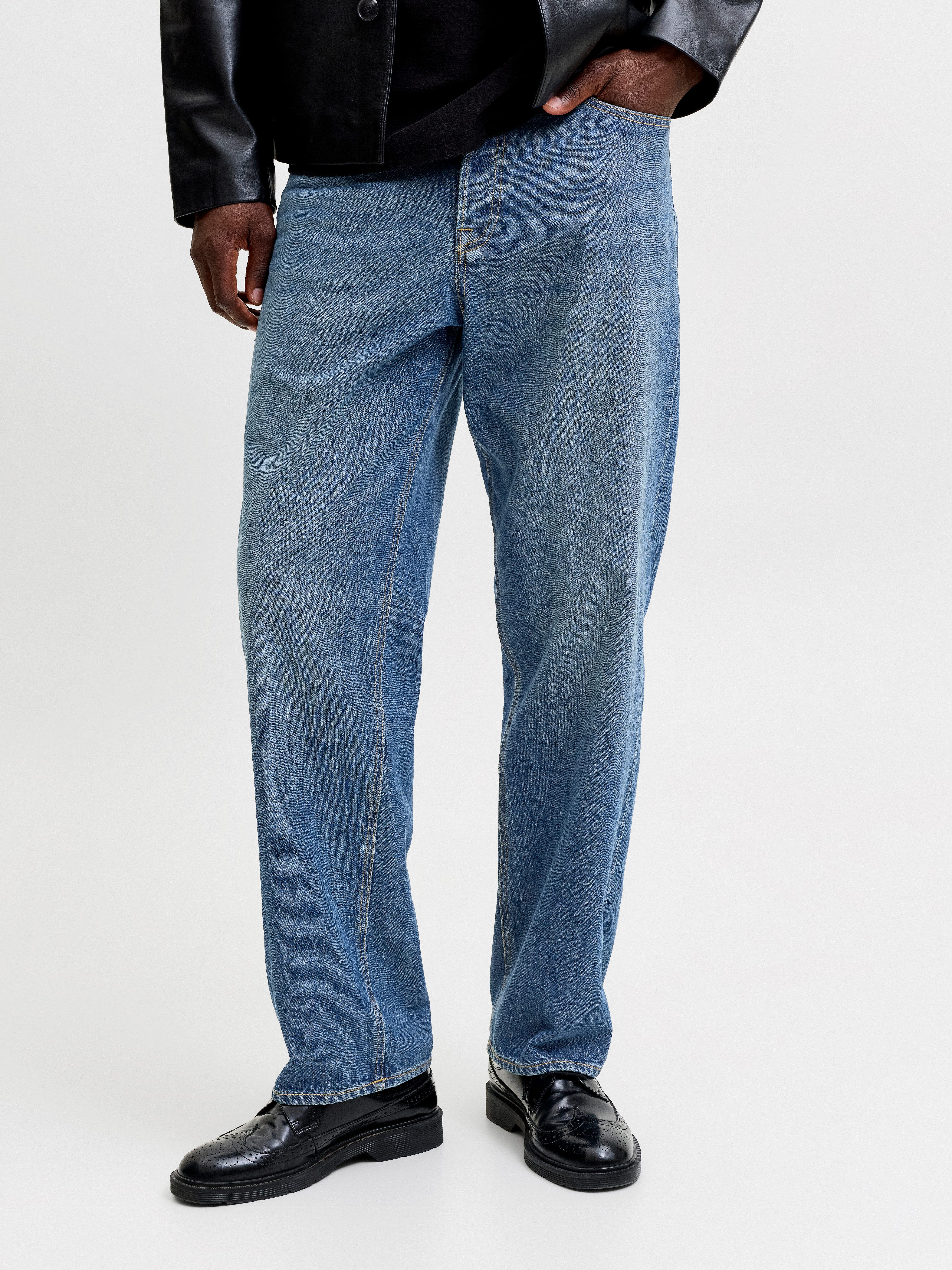 Jack & Jones Relax-fit-Jeans JJIALEX JJCREW SQ 063 Baumwolle, relaxed fit