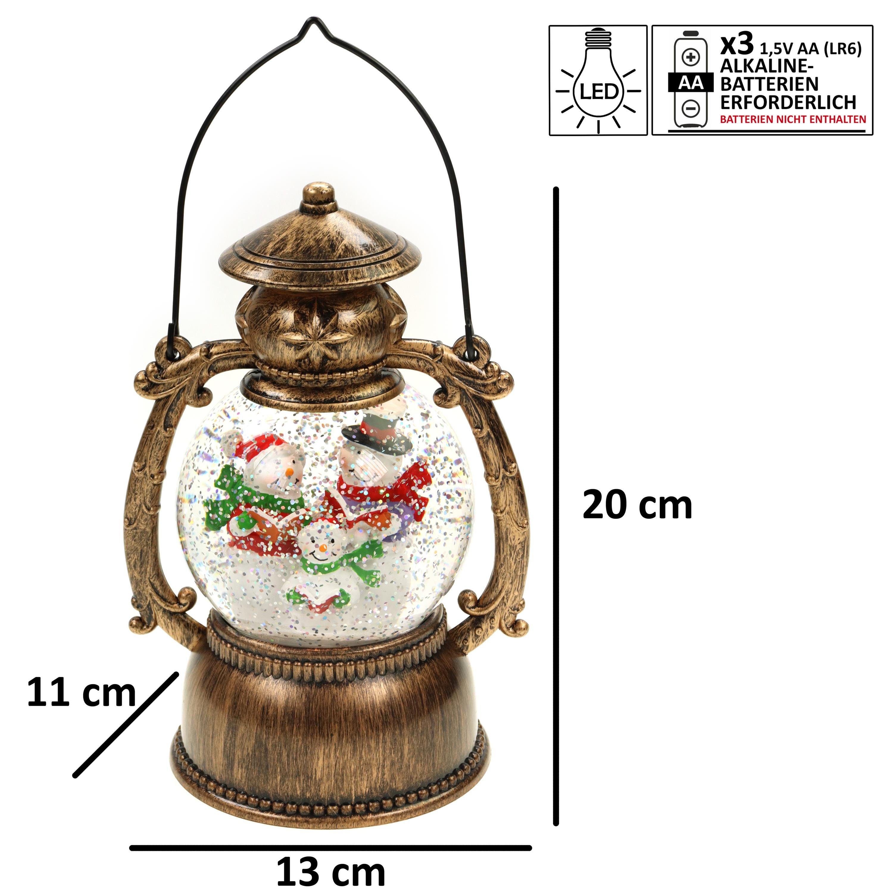 ELLUG Schneekugel Nostalgische Schneekugel Laterne 100mm günstig online kaufen