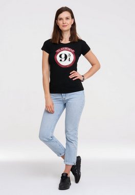 LOGOSHIRT T-Shirt Harry Potter - Platform 9 3/4 mit lizenziertem Design