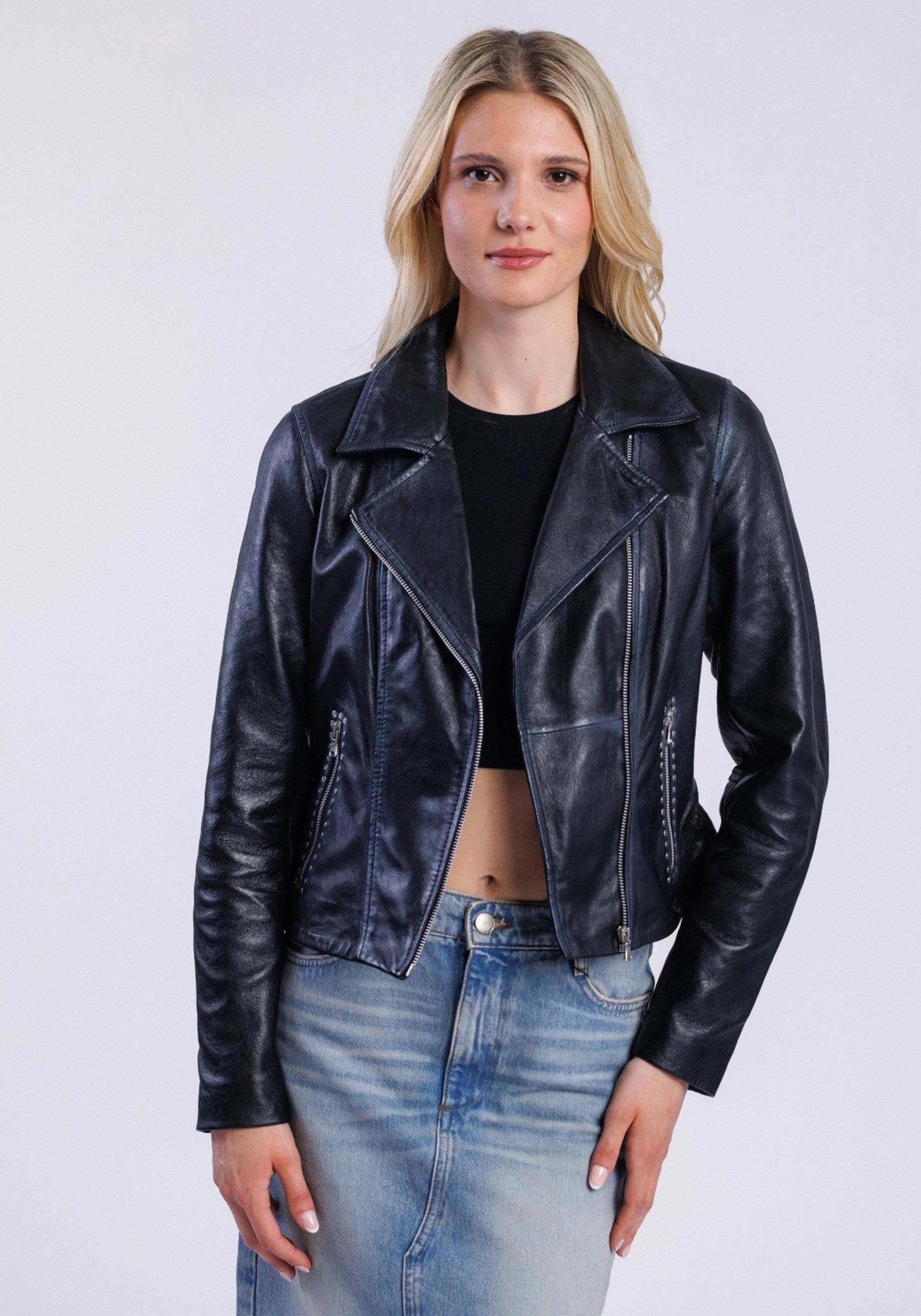 Freaky Nation Lederjacke Lederjacke-FN