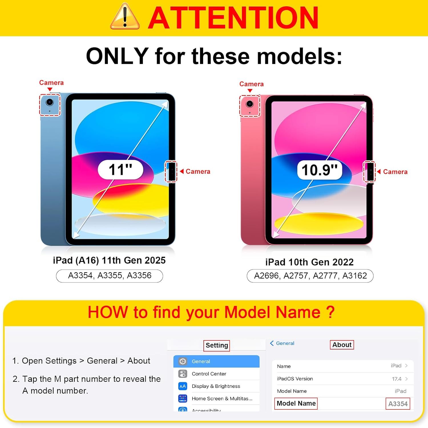 Fintie Tablet-Hülle für iPad 11. Generation 2025 (A16) 11 Zoll, iPad 10. Generation 2022 10.9 Zoll, Ultradünn Case mit transparenter Rückseite Abdeckung, Auto Schlaf/Wach