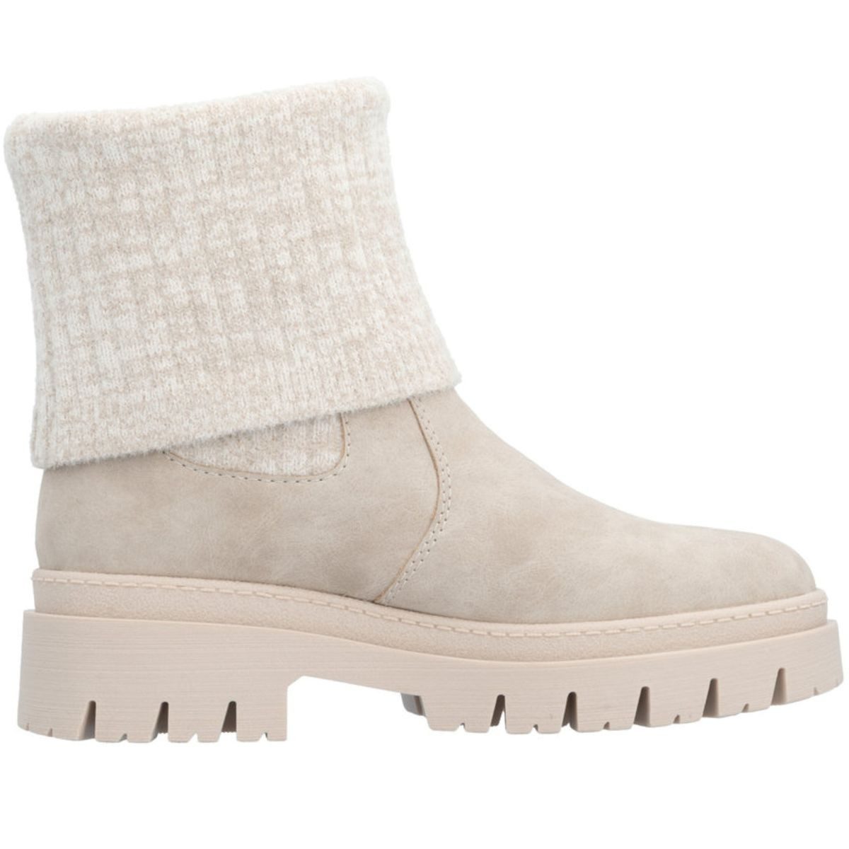 Rieker Z9450-60 Stiefelette Winterstiefelette mit markantem Strickkragen – Bild 2 von 5