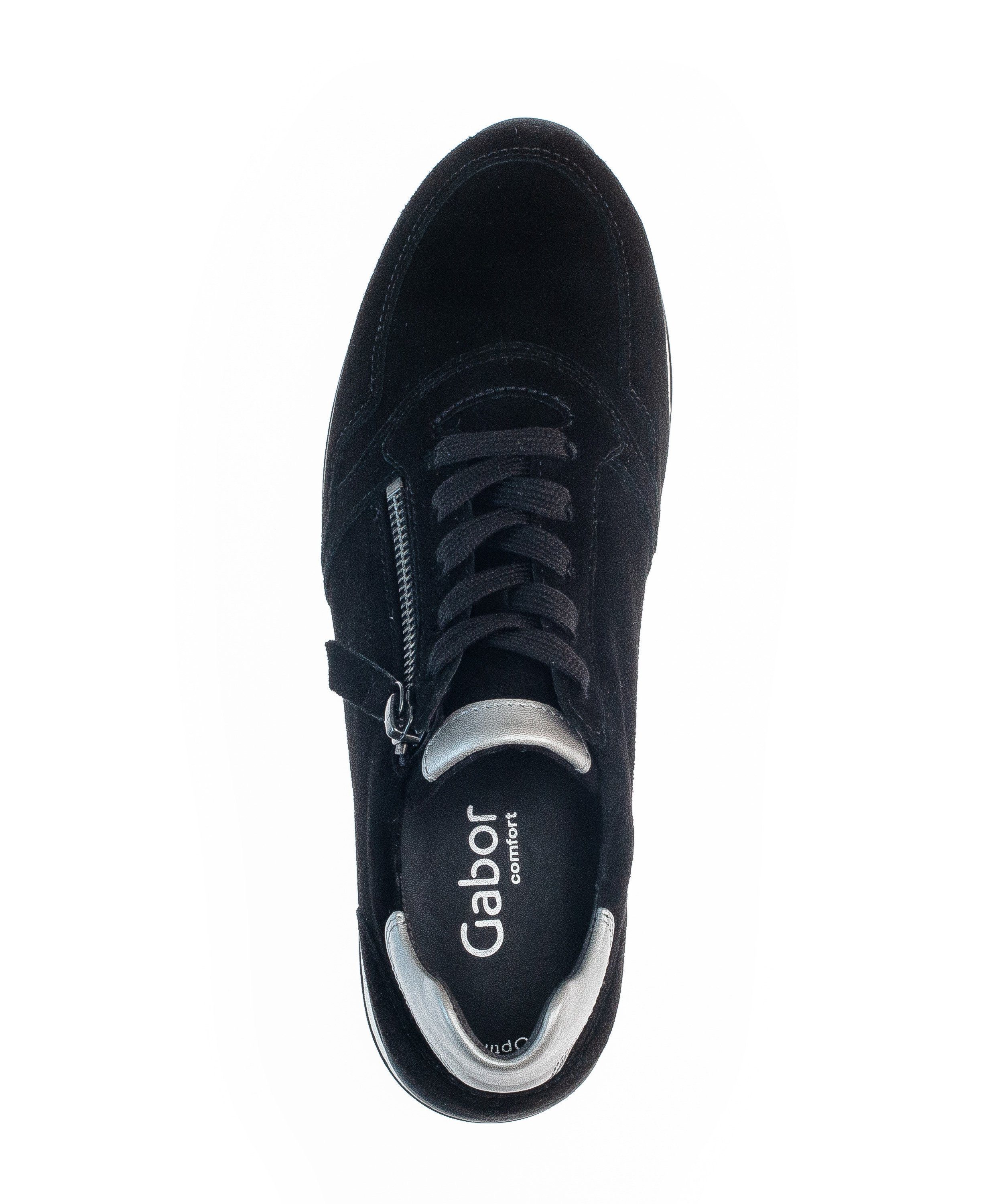 Gabor Sneaker Comfort schwarz-bunt-kombiniert-schwarz-bunt-kombiniert