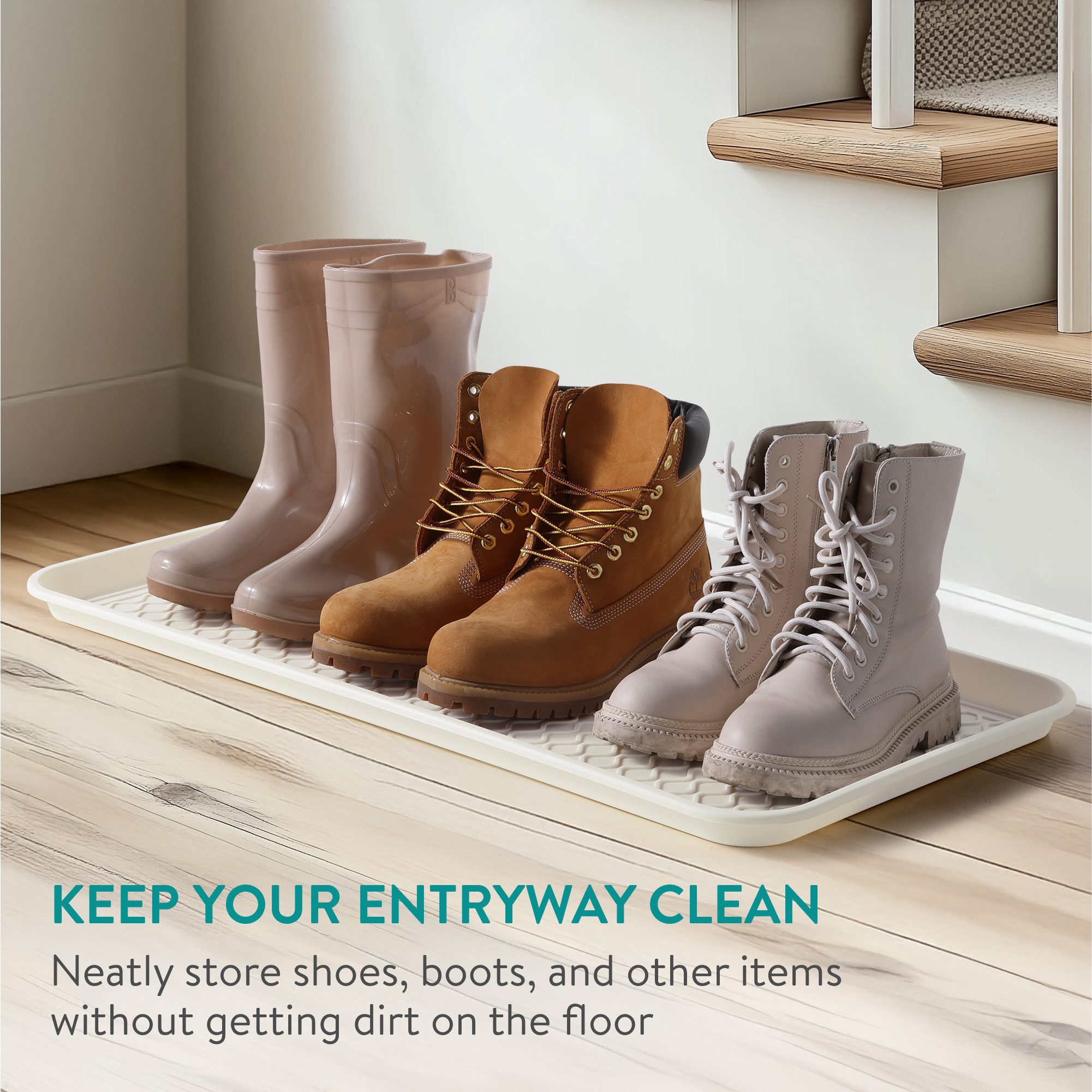 Navaris Schuhregal Schuhabtropfschale - Schuhmatte Abtropfmatte Schuhschale günstig online kaufen