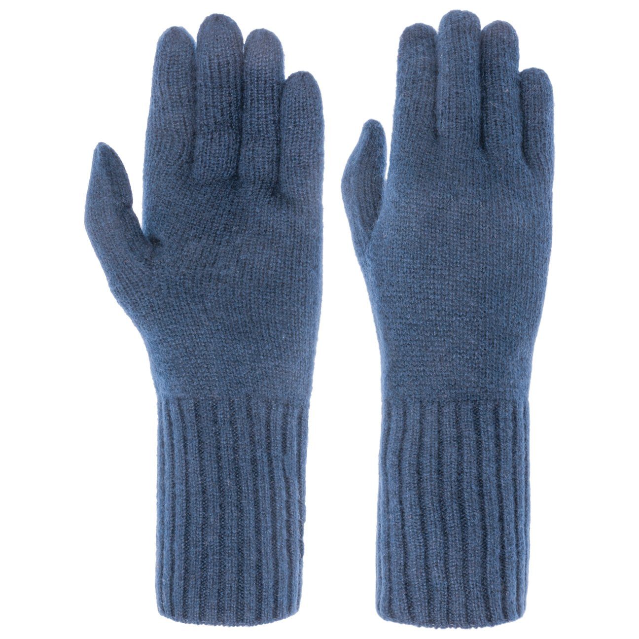 Seeberger Strickhandschuhe Handschuhe blau