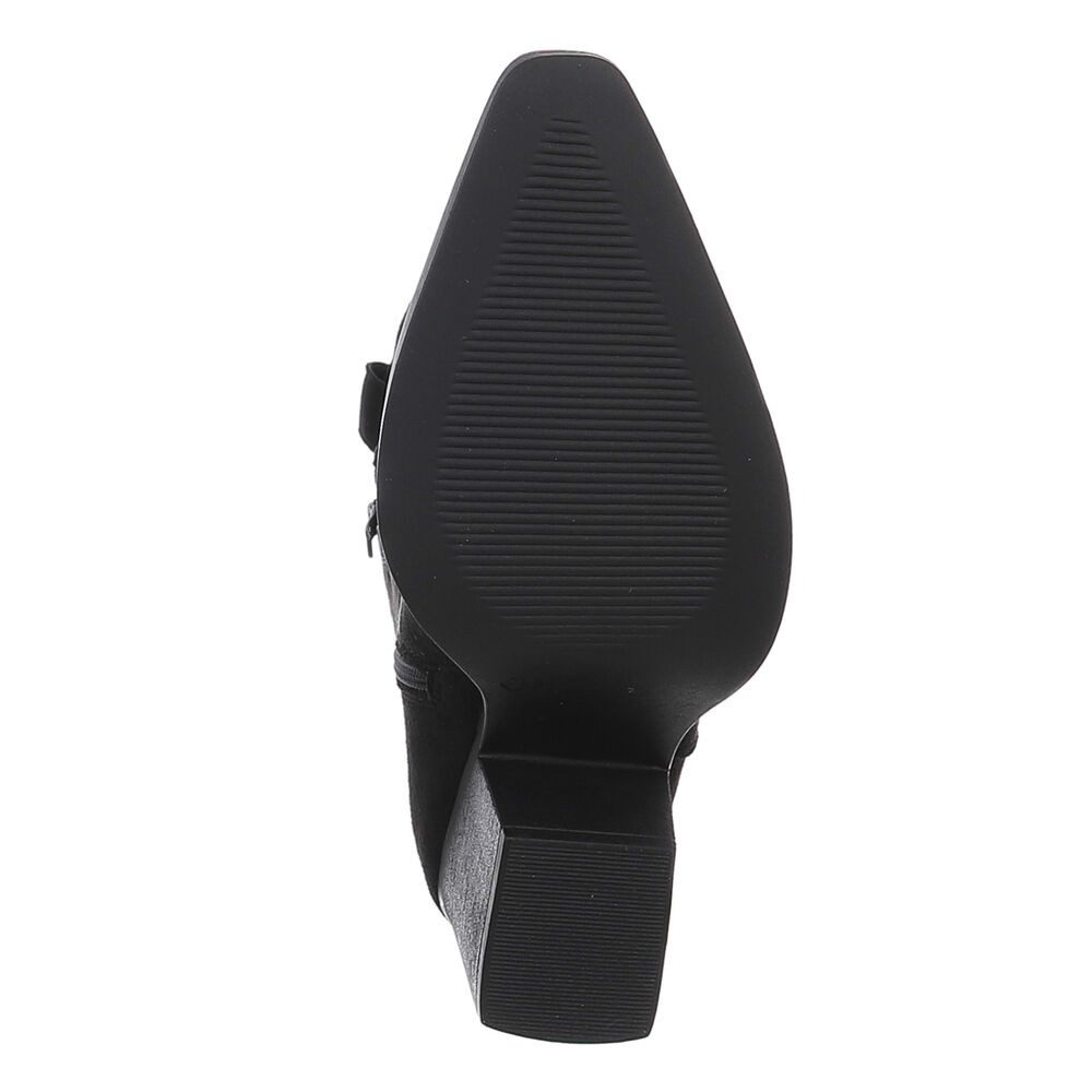 Ital-Design Damen Cowboyboots Western Westernstiefel (88671676) Blockabsatz Stiefel in Schwarz