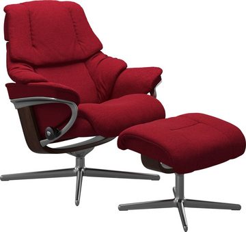 Stressless® Relaxsessel Reno, mit Cross Base, Größe S, M & L, Holzakzent Braun