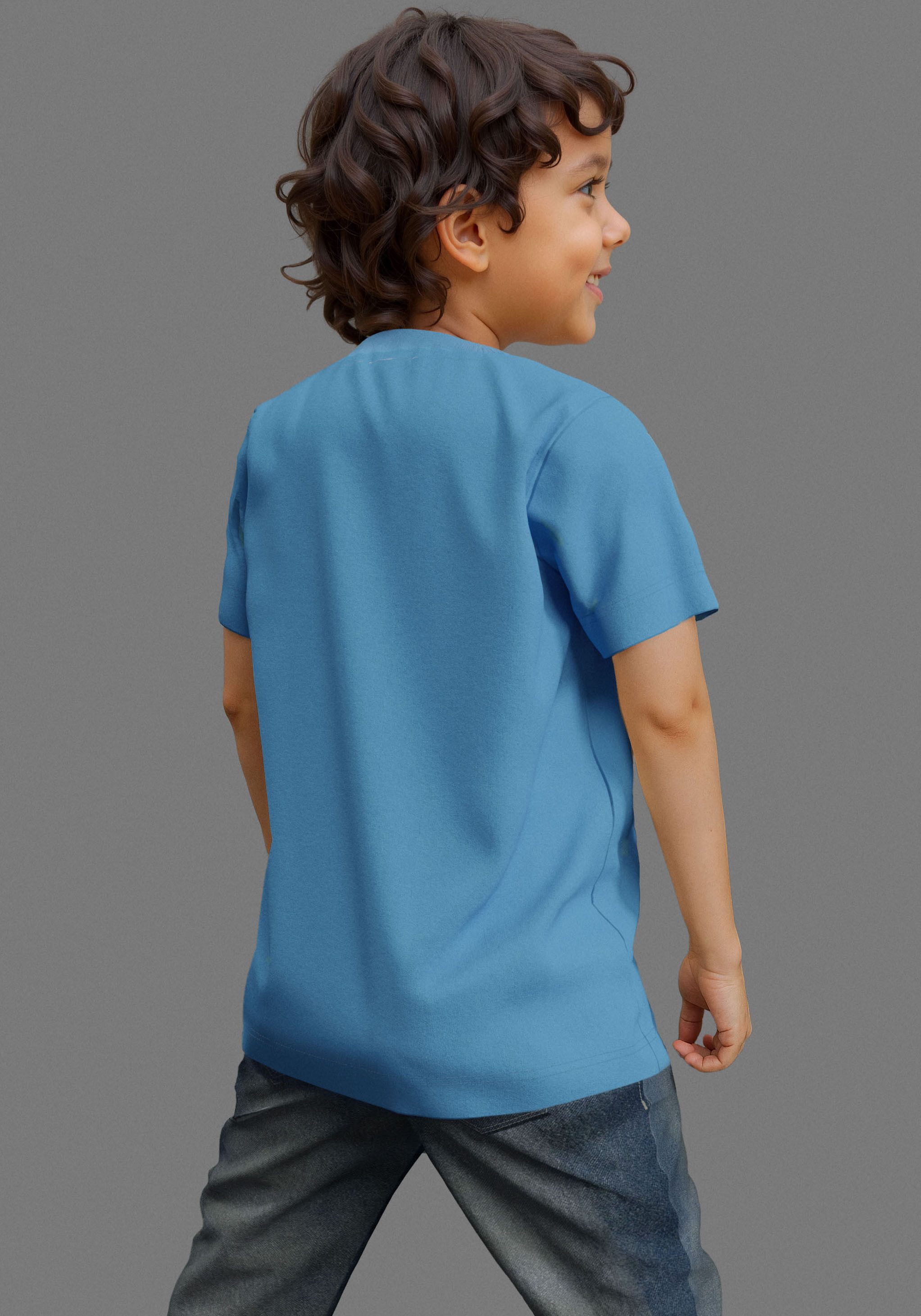 KIDSWORLD T-Shirt BAGGER lässiger Kran-Print