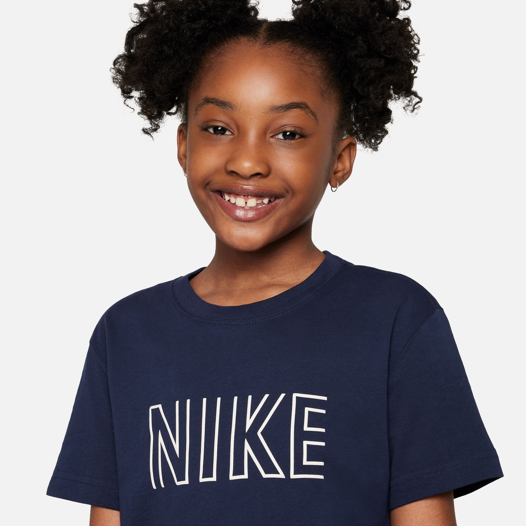 - T-Shirt NSW TEE BF G Sportswear SW OBSIDIAN Kinder Nike PRNT für